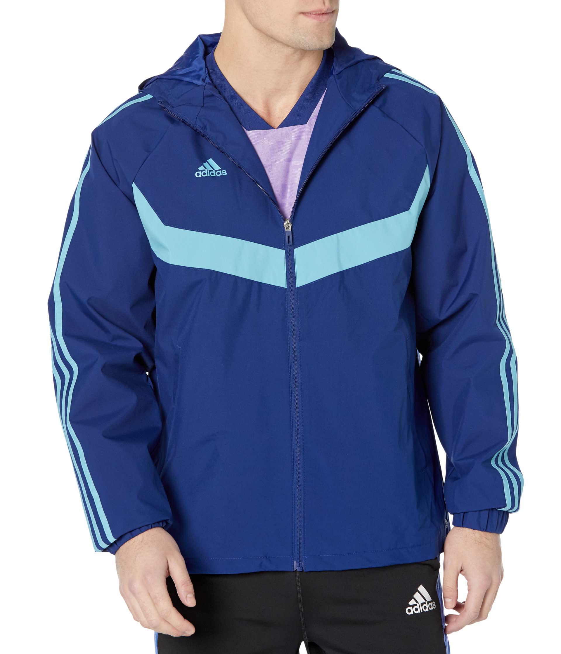 adidas Tiro Q1 Warm Windbreaker in Blue for Men Lyst