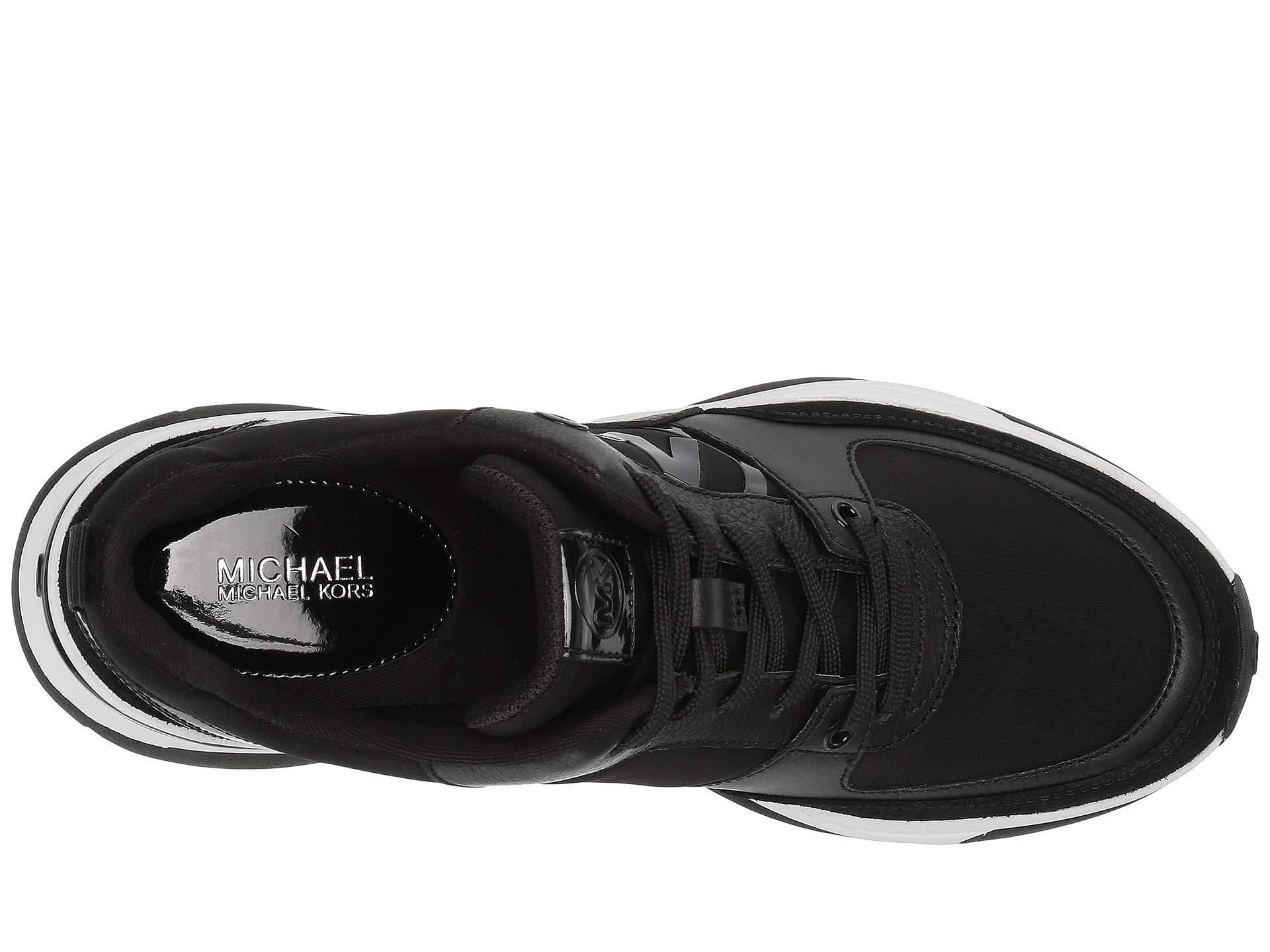 MICHAEL Michael Kors Mickey Trainer in Black | Lyst