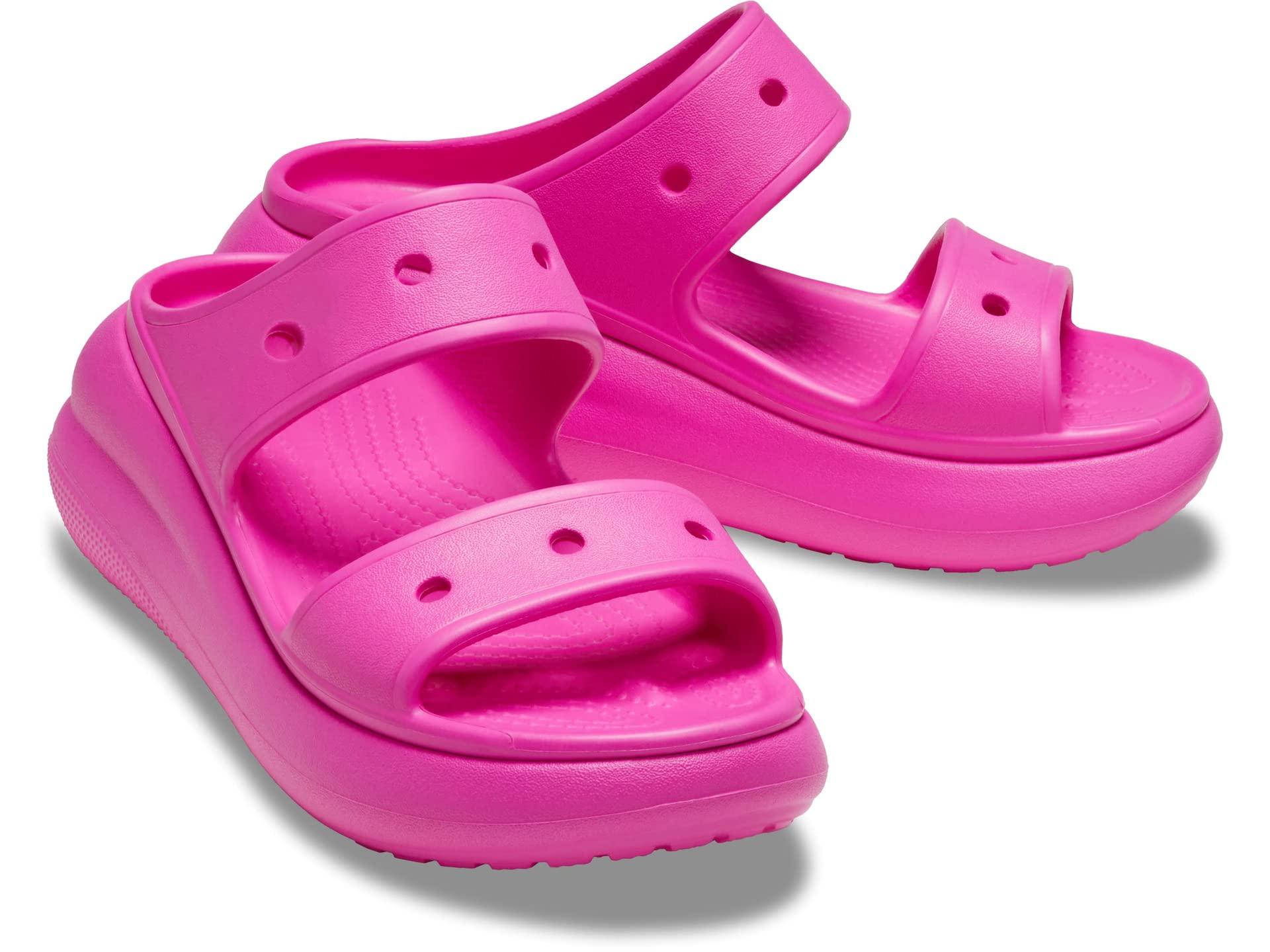 Crocs™ Classic Crush Sandal in Pink | Lyst