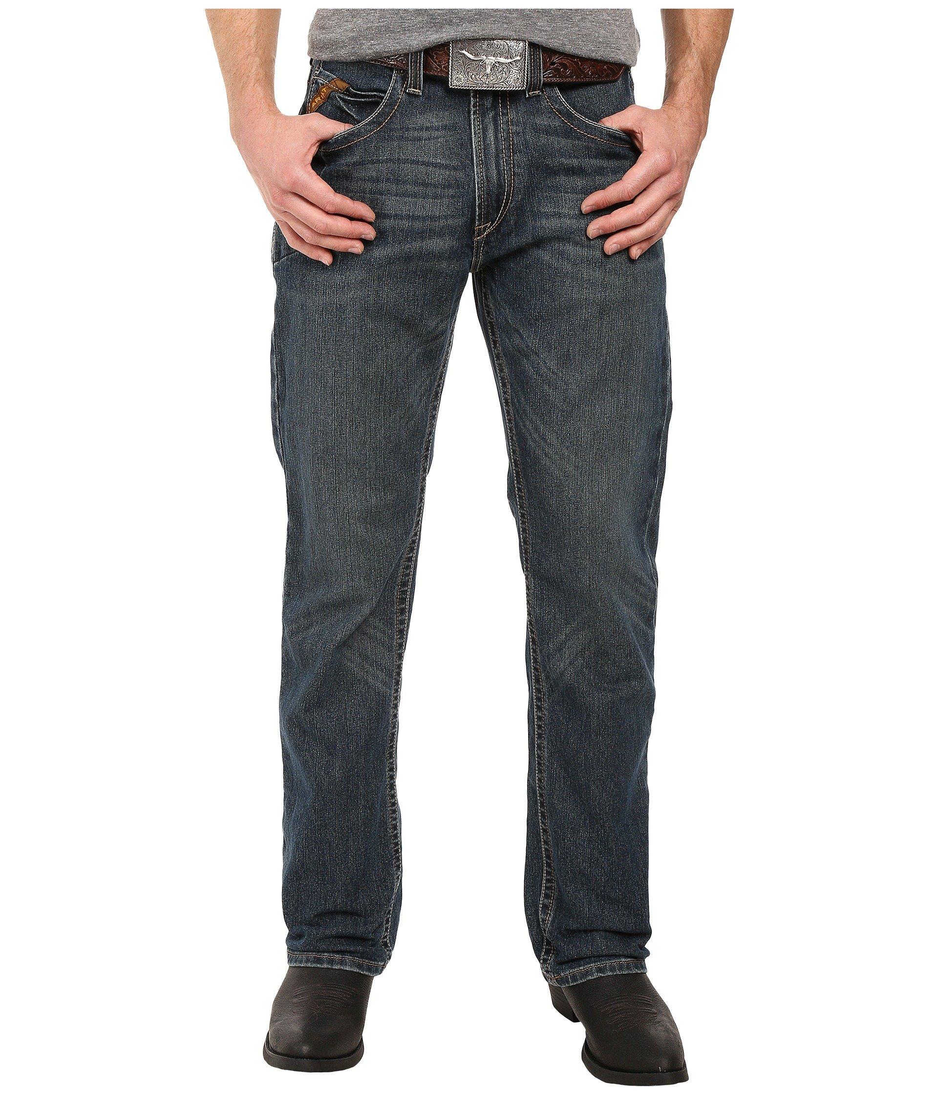 Ariat Denim Rebar M5 Slim Straight Leg Jeans In Ironside in Black for