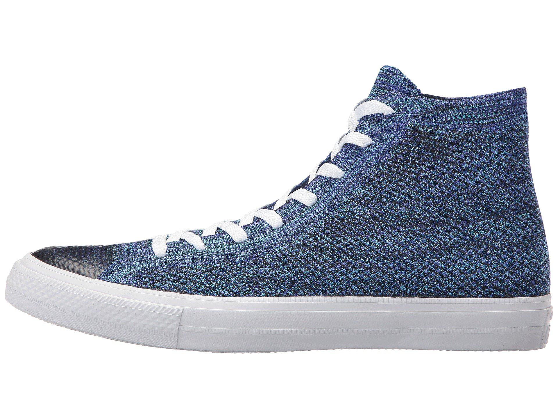 converse flyknit blue