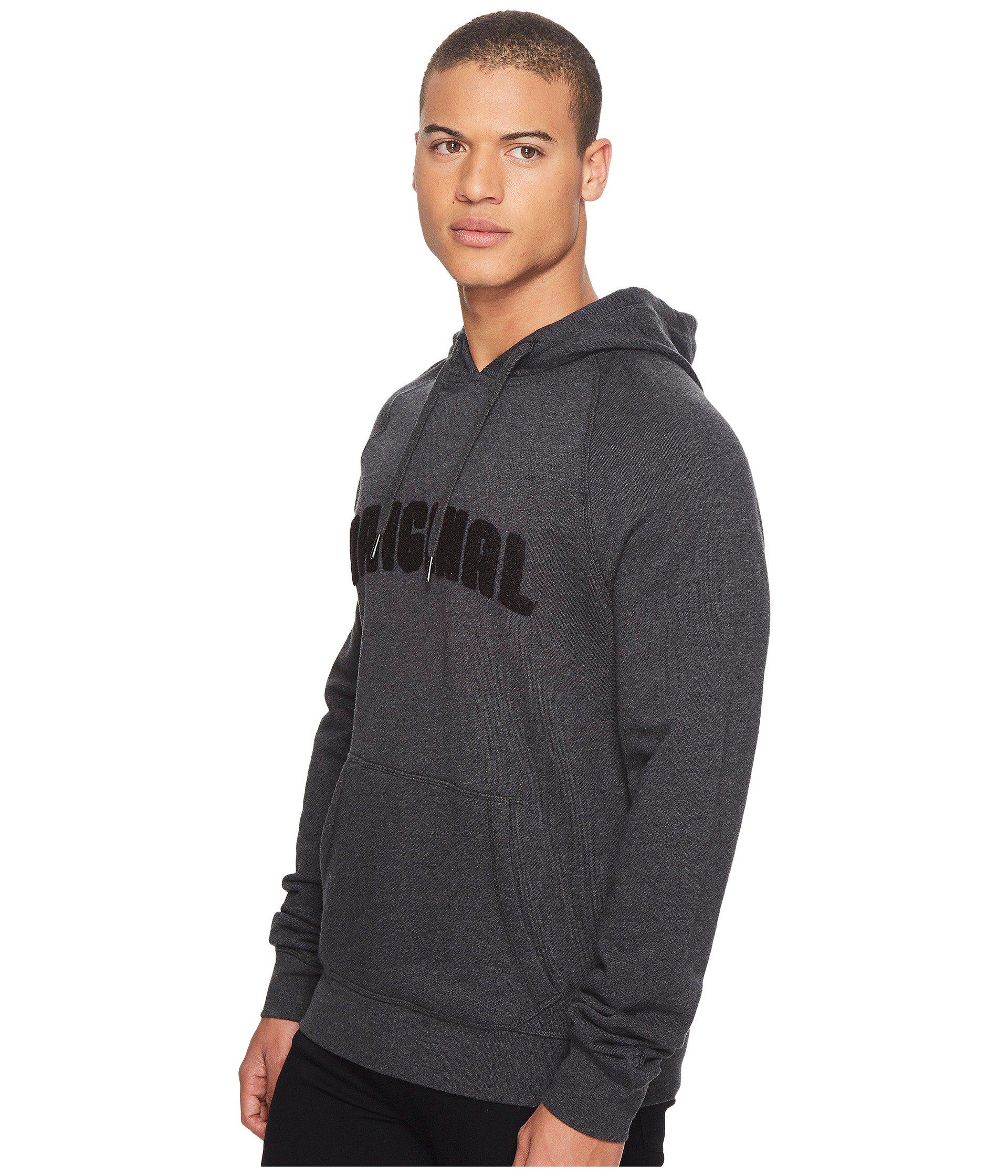Original Penguin Mens Long Sleeve Boucle Hoodie
