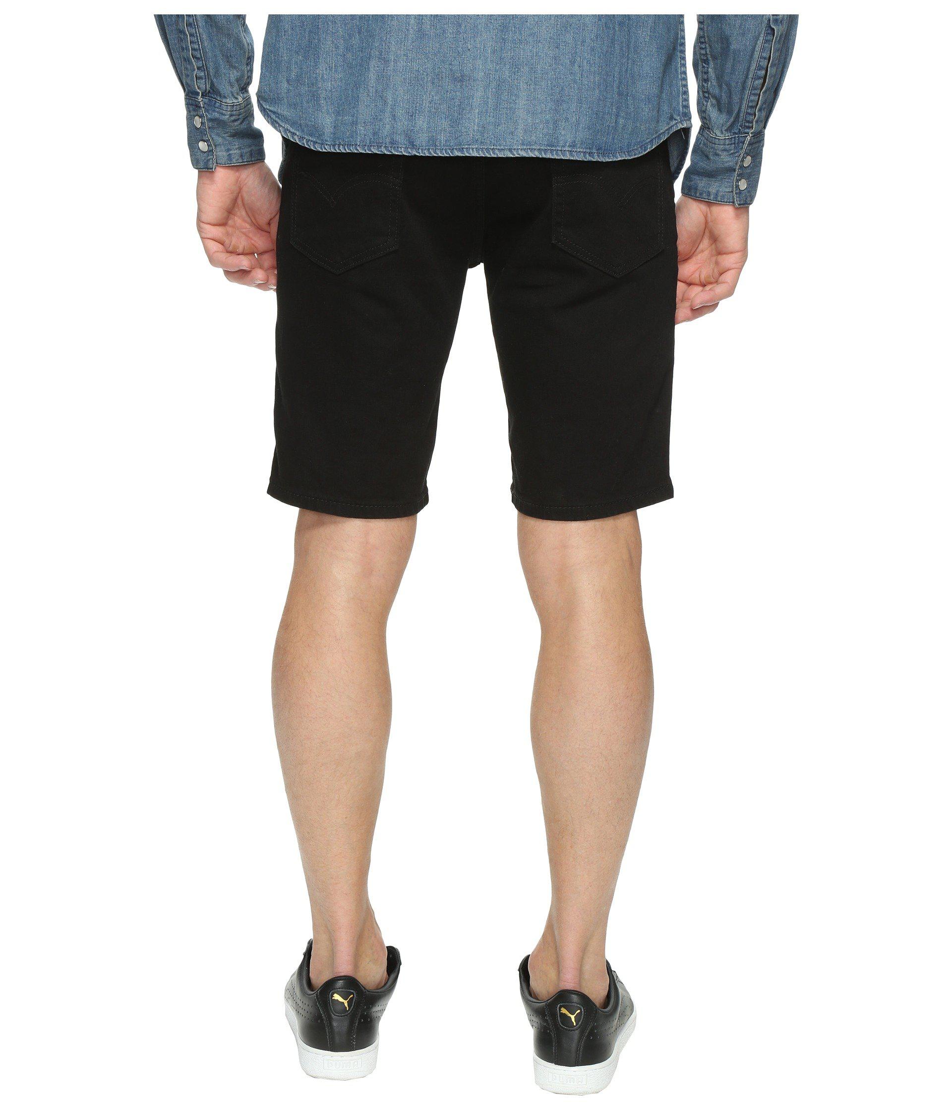 Levi's 511 Hemmed Shorts in Black for Men | Lyst