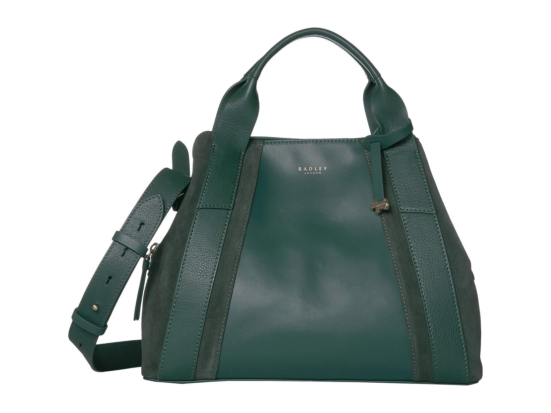 Radley Baylis Road Suede Medium Grab Multiway in Green Lyst