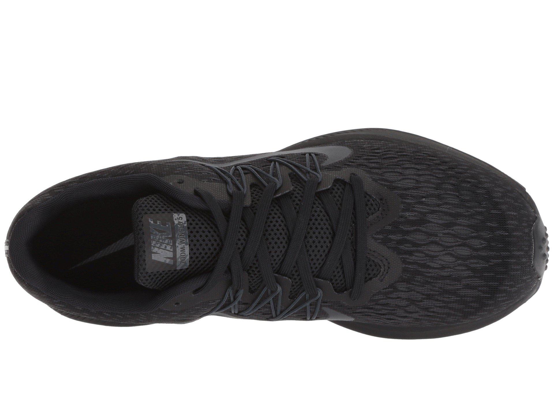 Nike Rubber Air Zoom Winflo 5 (black/anthracite) Running Shoes | Lyst