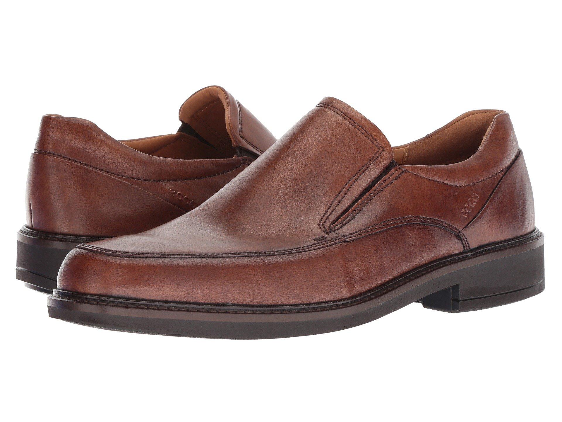 Ecco Leather Holton Apron Toe Slip-on in Bronze (Brown) for Men - Lyst