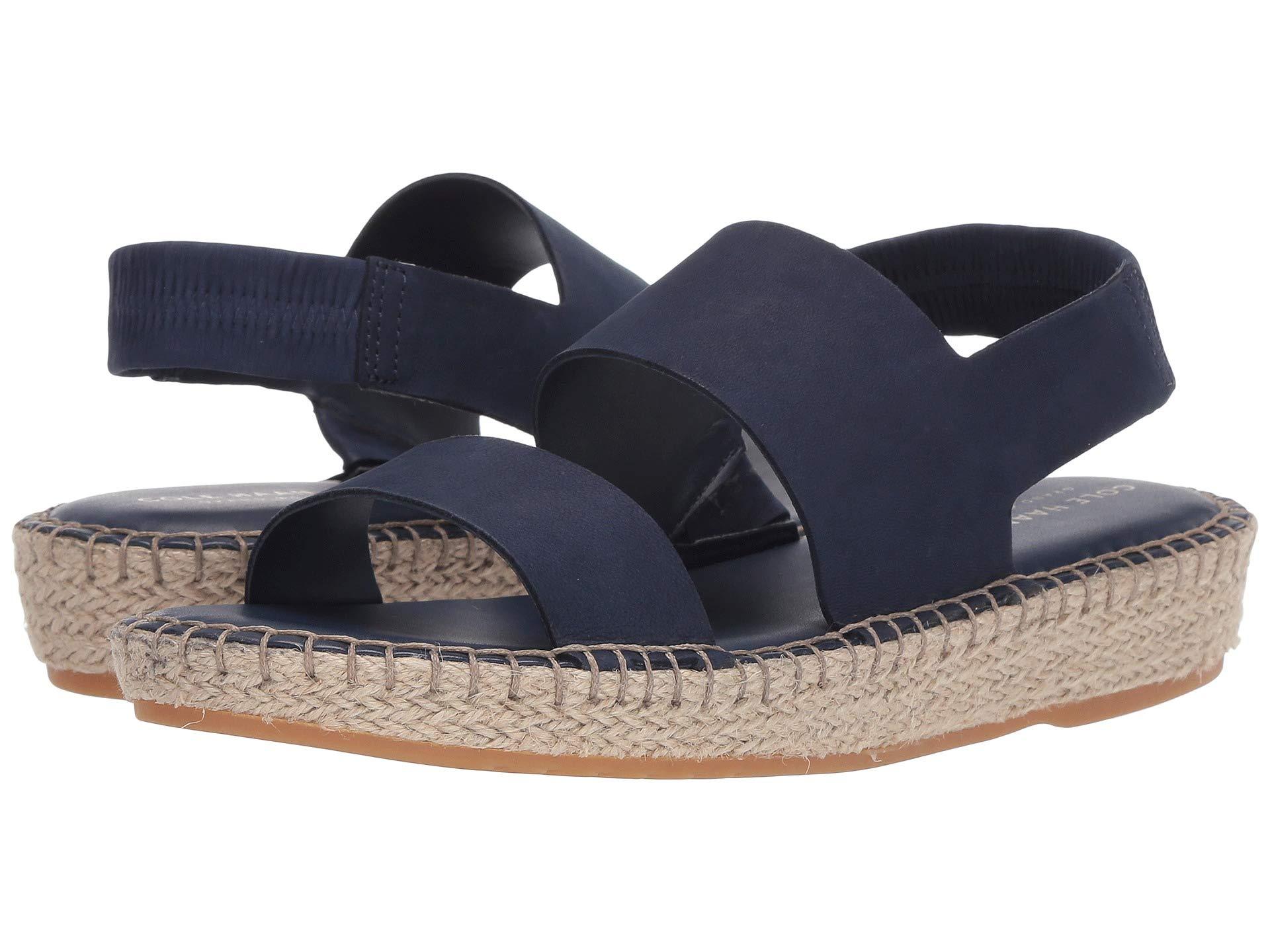 navy blue leather espadrilles