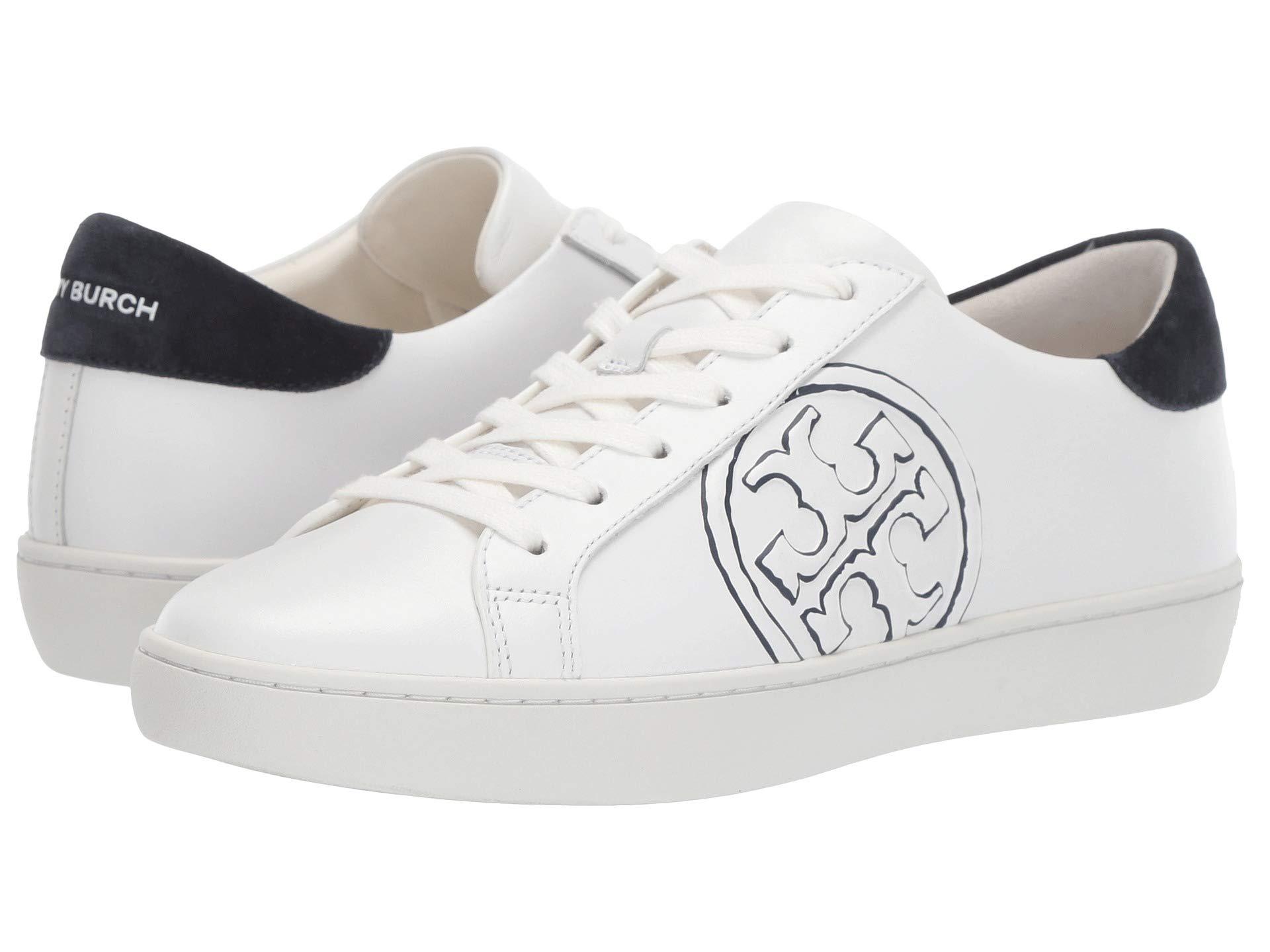 Tory Burch T-logo Sneaker in White