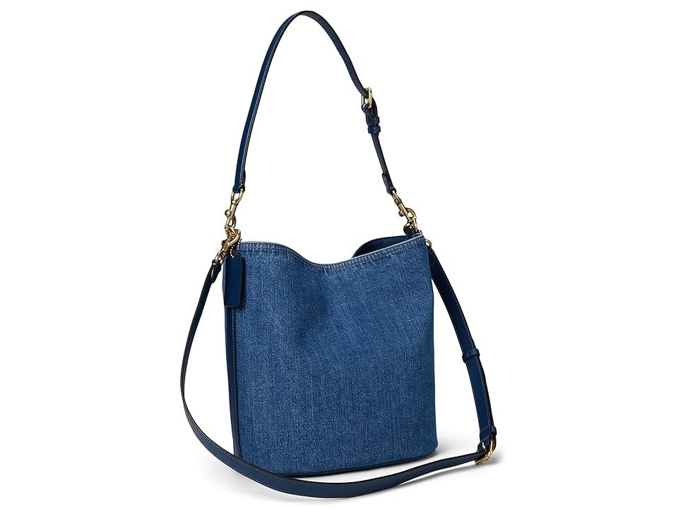 COACH Willow Soft Bucket Bag Cross Body Handbags, Cotton