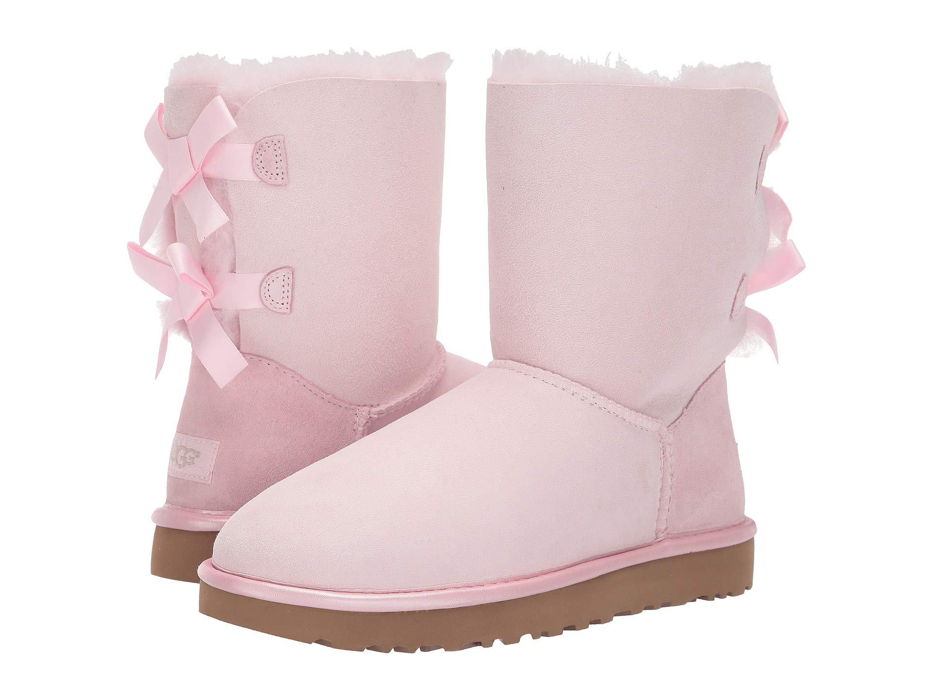 Pink Bailey Bow Ugg Boots Hotsell, SAVE 48% - aveclumiere.com