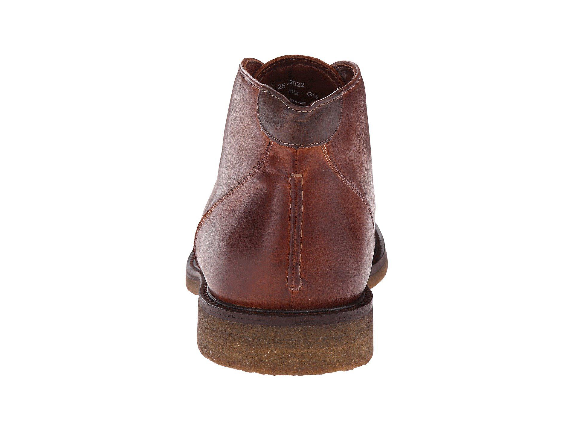 johnston and murphy copeland chukka red brown