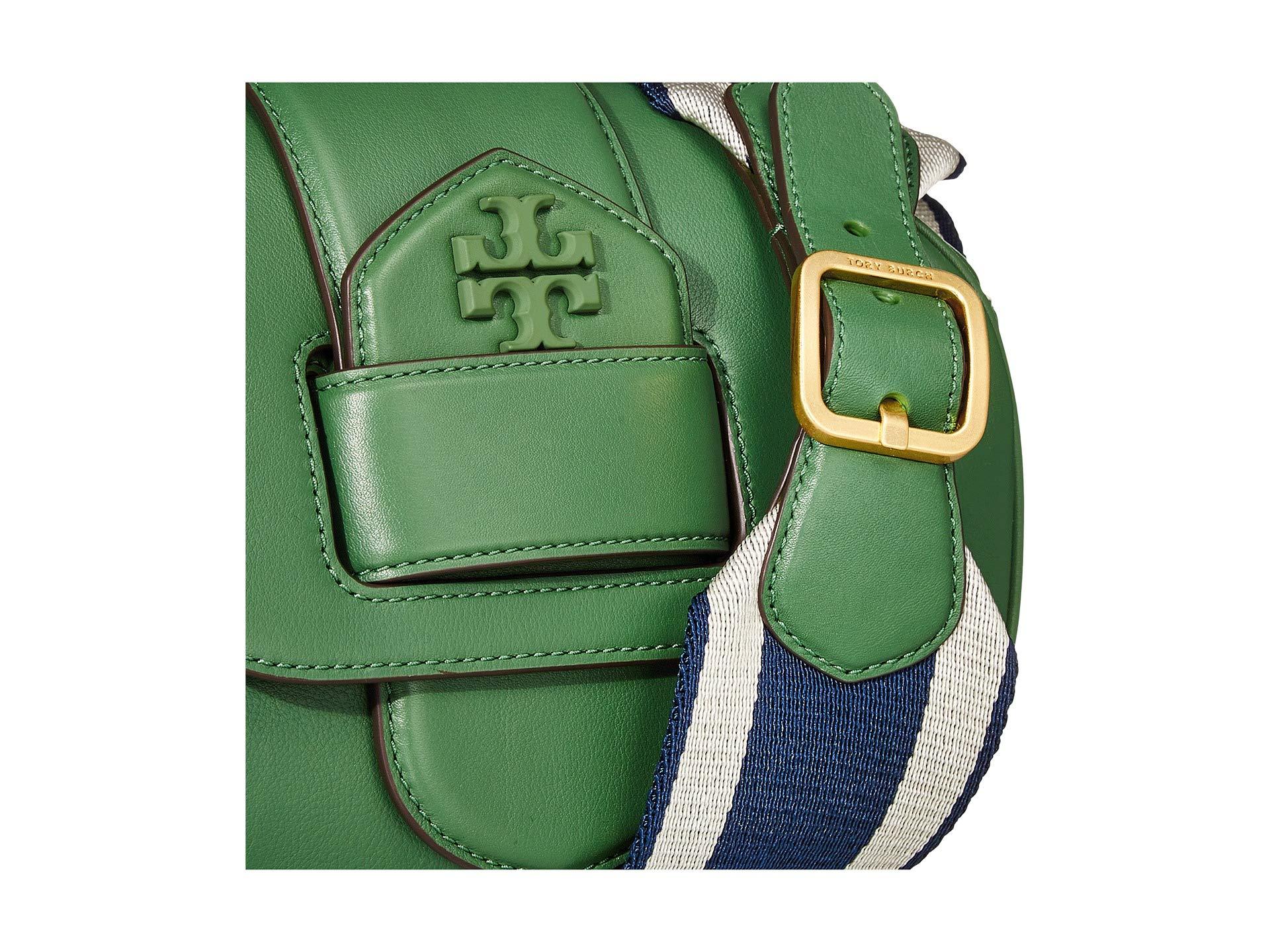 Tory Burch Leather Kira Shoulder Bag in Green Lyst