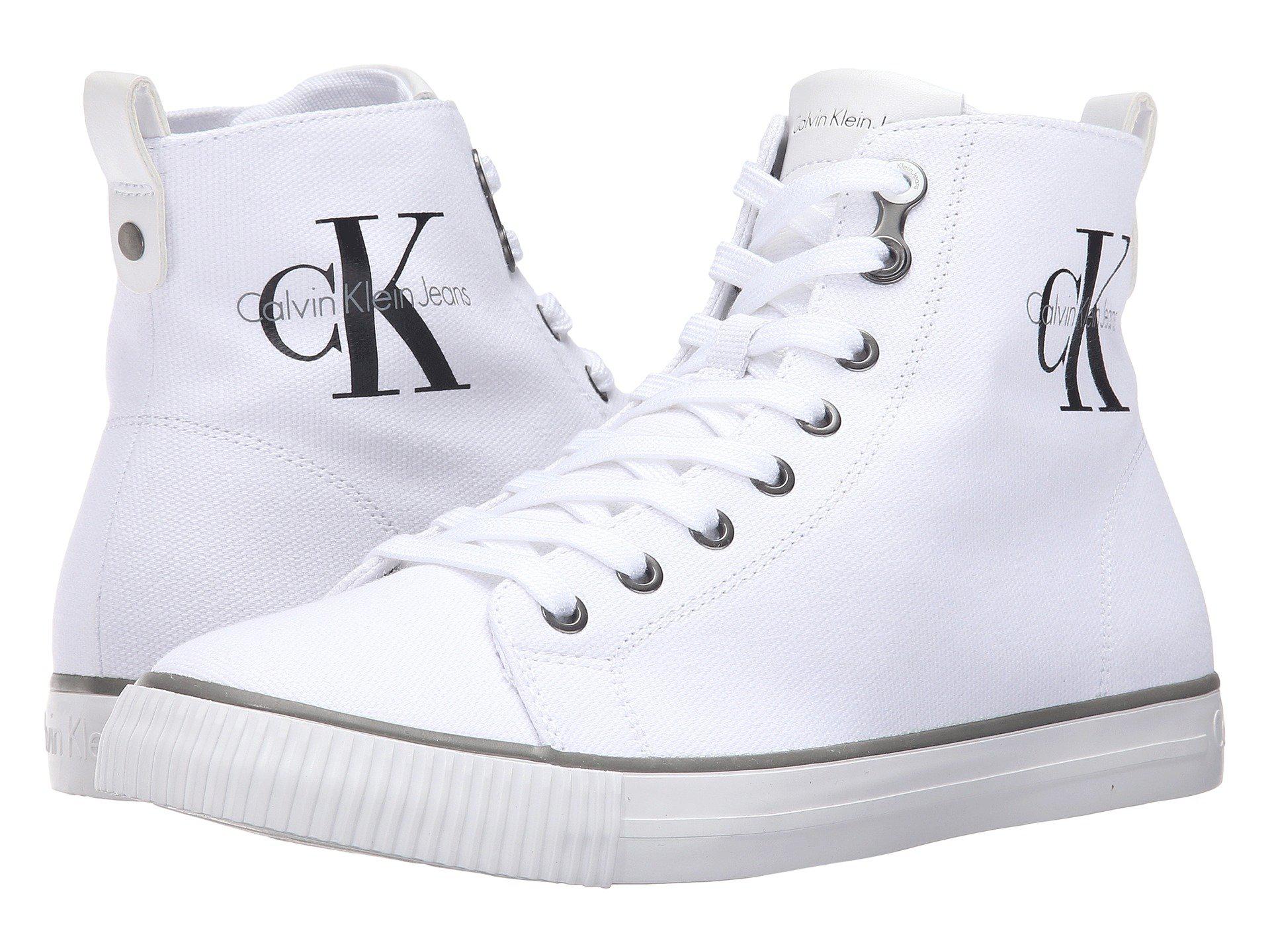 Calvin Klein Denim Arthur (white Canvas) Men�s Shoes for Calvin Klein Denim Arthur (white Canvas) Men�s Shoes for