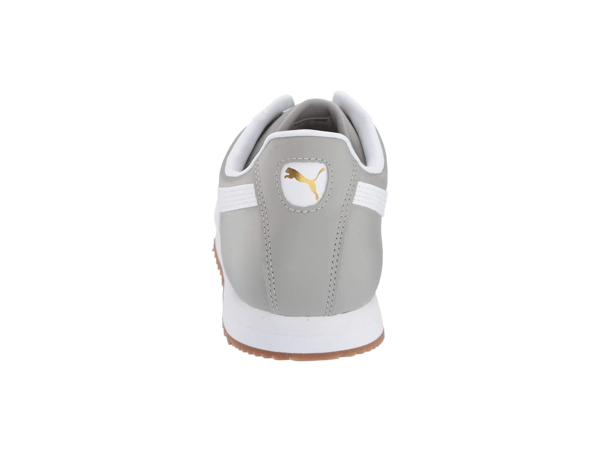 puma roma white black
