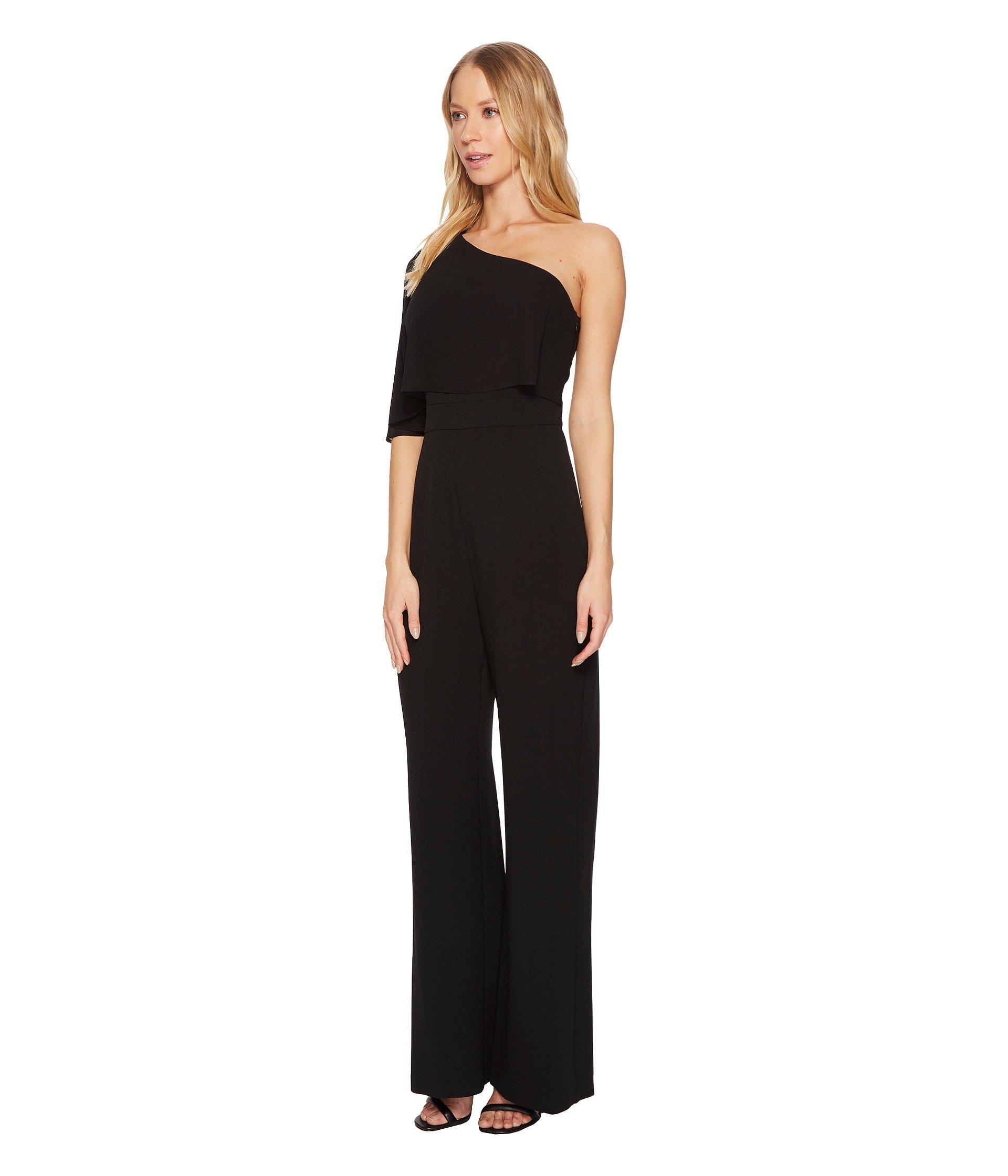 vince camuto one shoulder jumpsuit