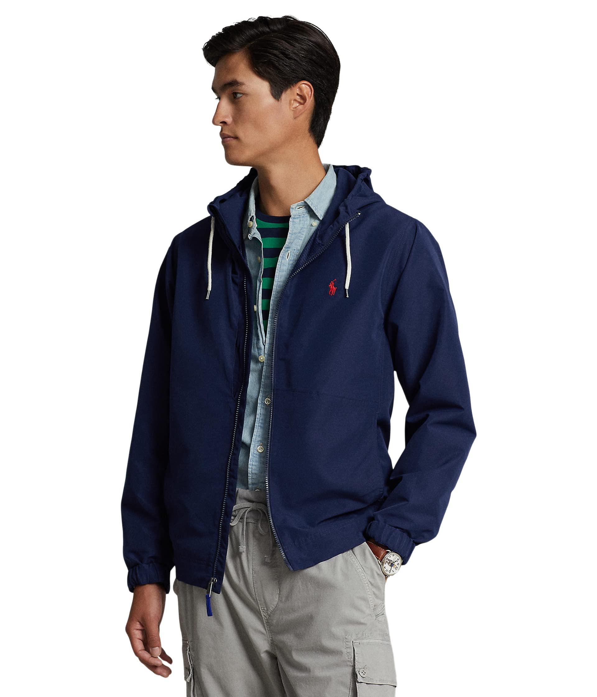 Polo Ralph Lauren Packable Waterrepellent Hooded Jacket in Blue for Men Lyst