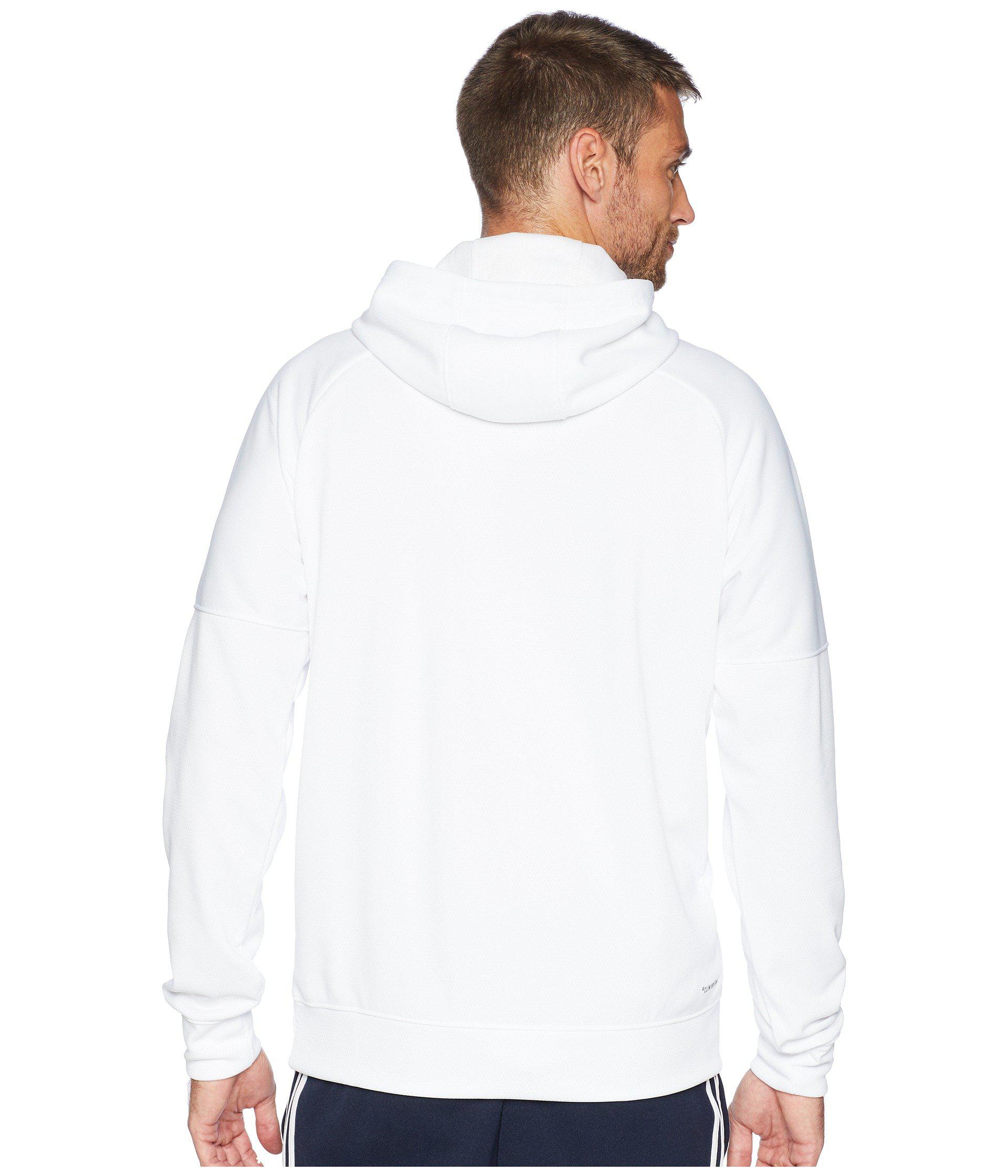 adidas white mens hoodie