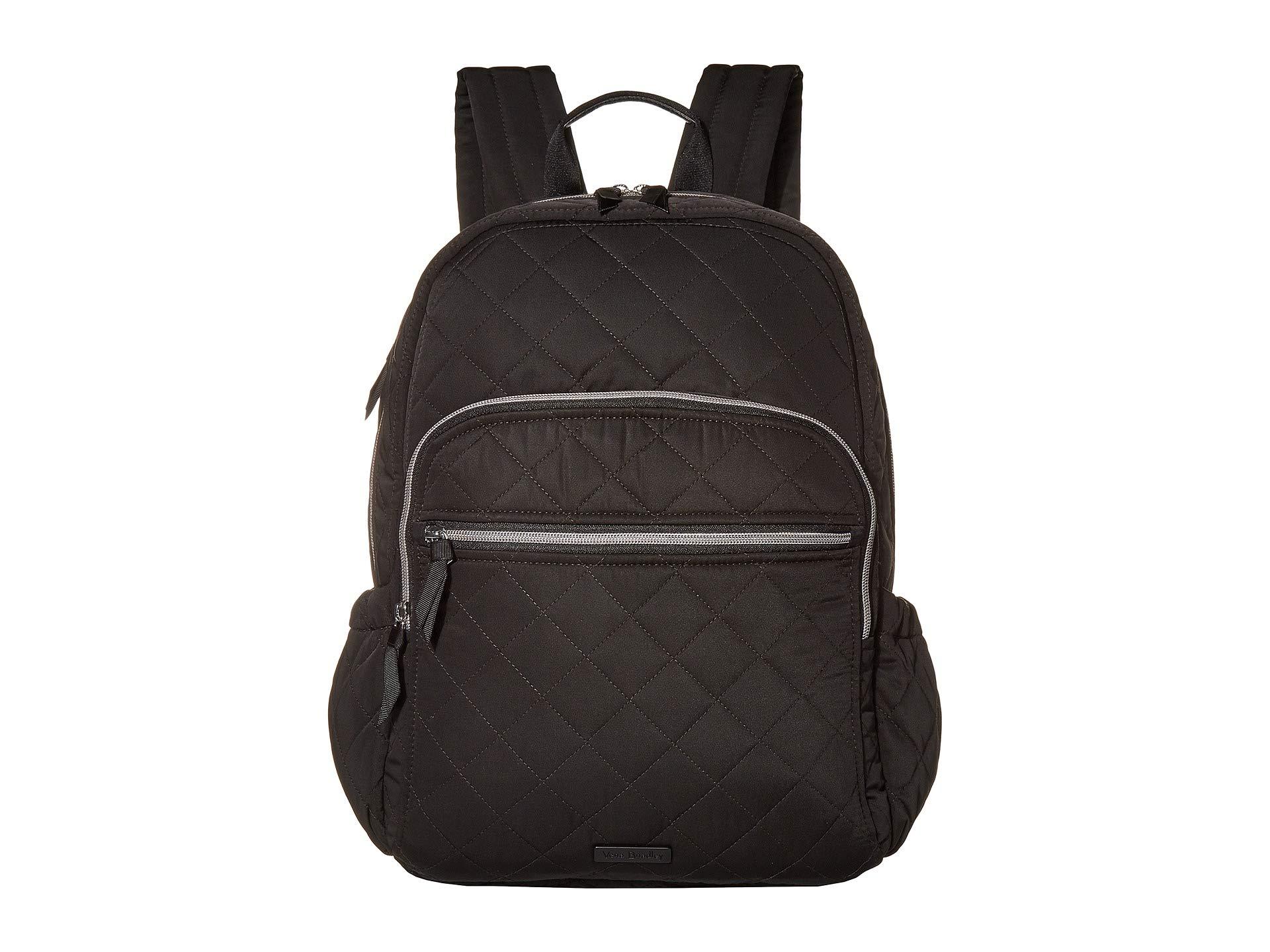 vera bradley black campus backpack