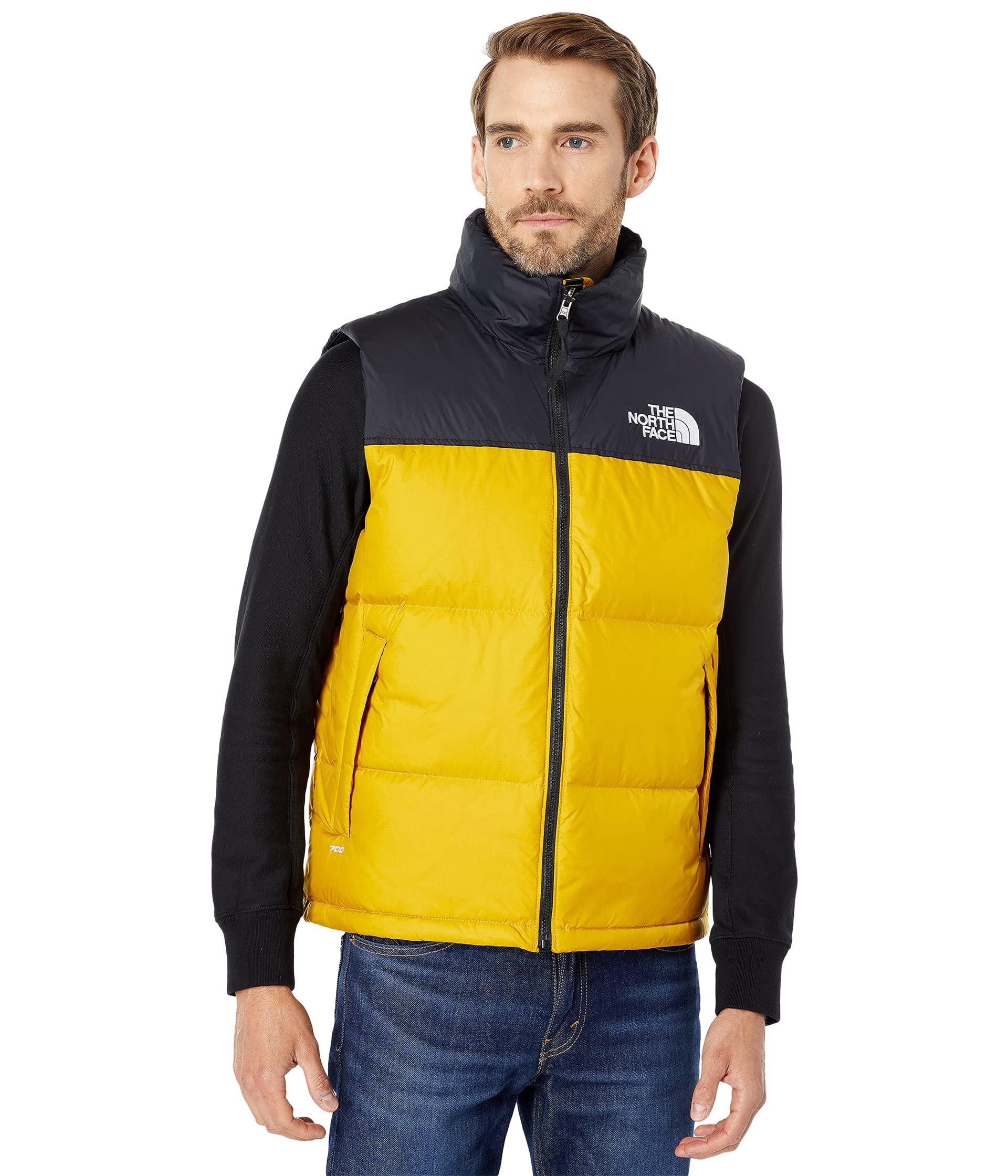 The North Face Synthetic 1996 Retro Nuptse Vest in Yellow,Black (Yellow)  for Men - Save 48% | Lyst
