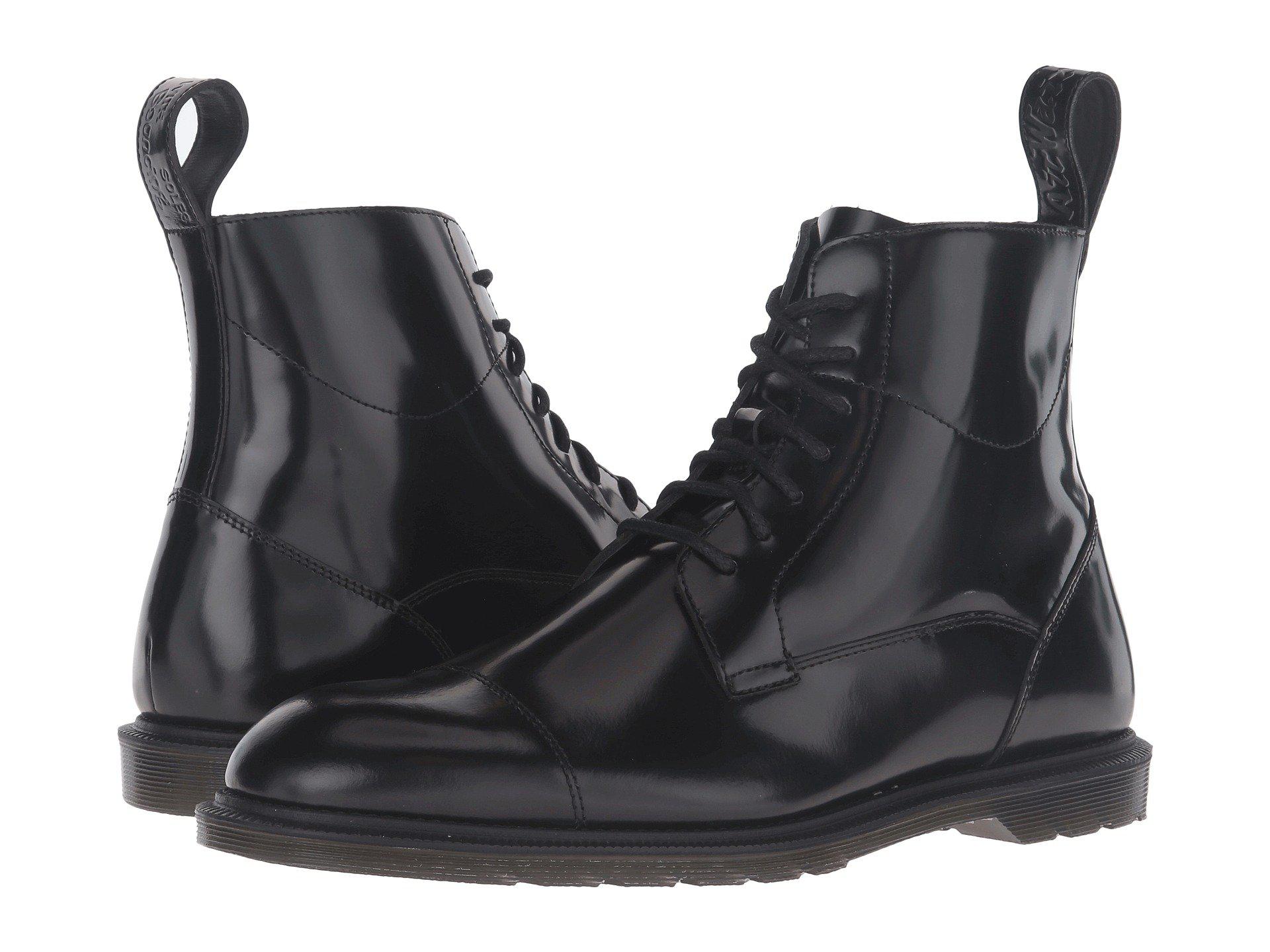 Dr. Martens Leather Winchester 7-eye Zip Boot in Black for Men - Lyst
