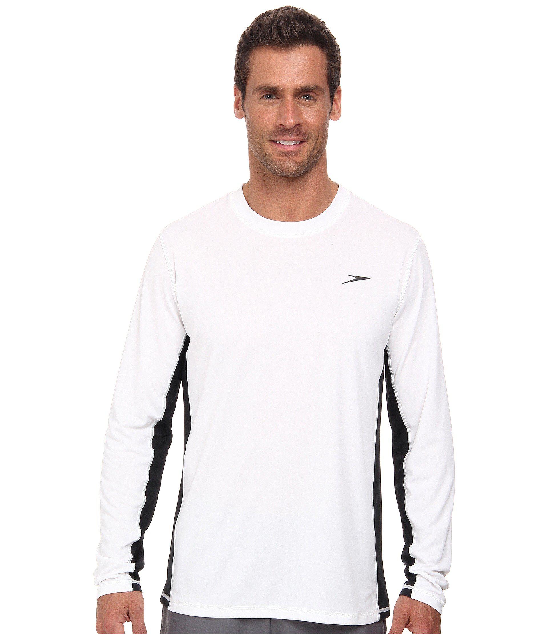 speedo long sleeve swim shirt