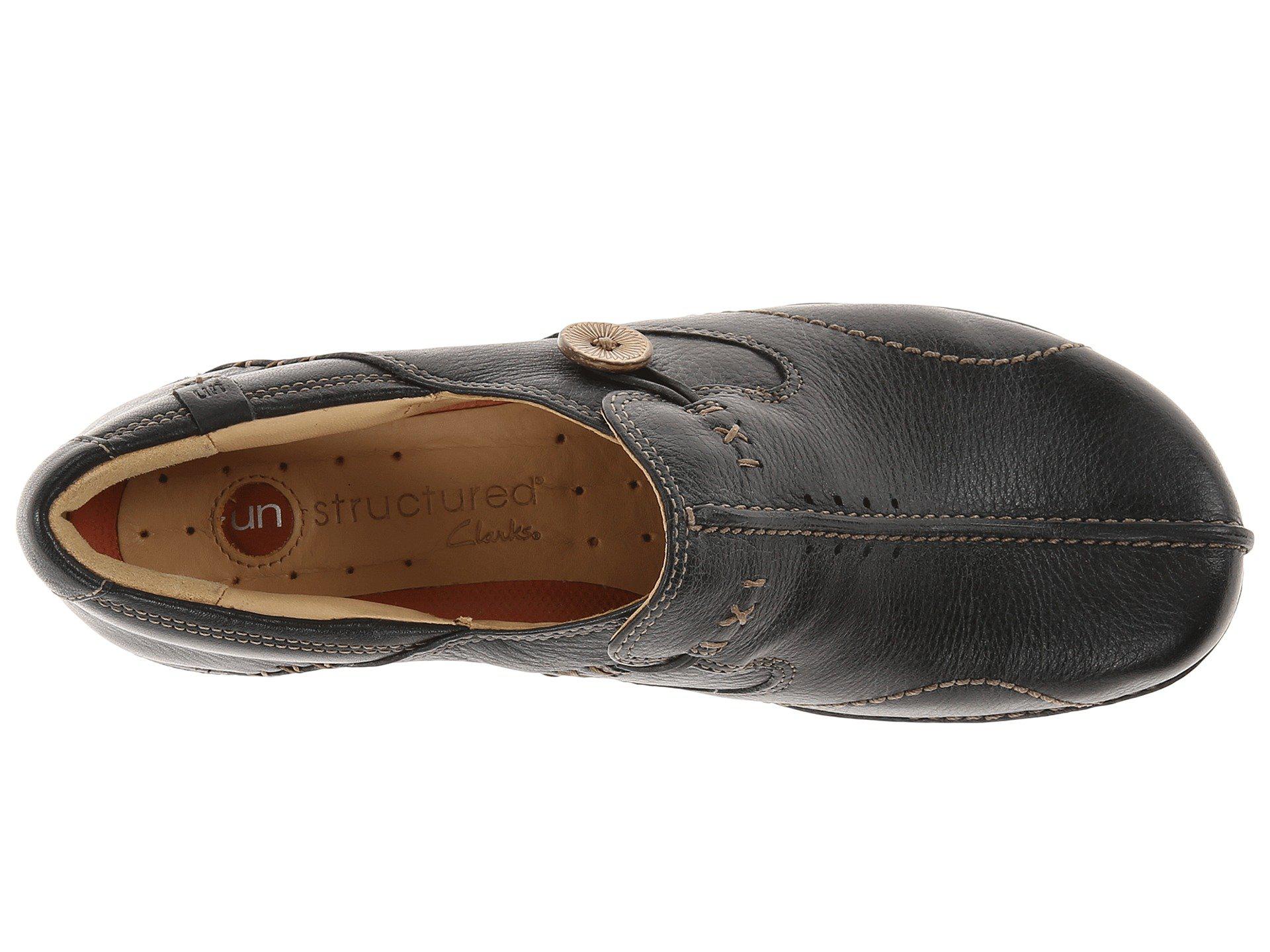 clarks un loop black shoes