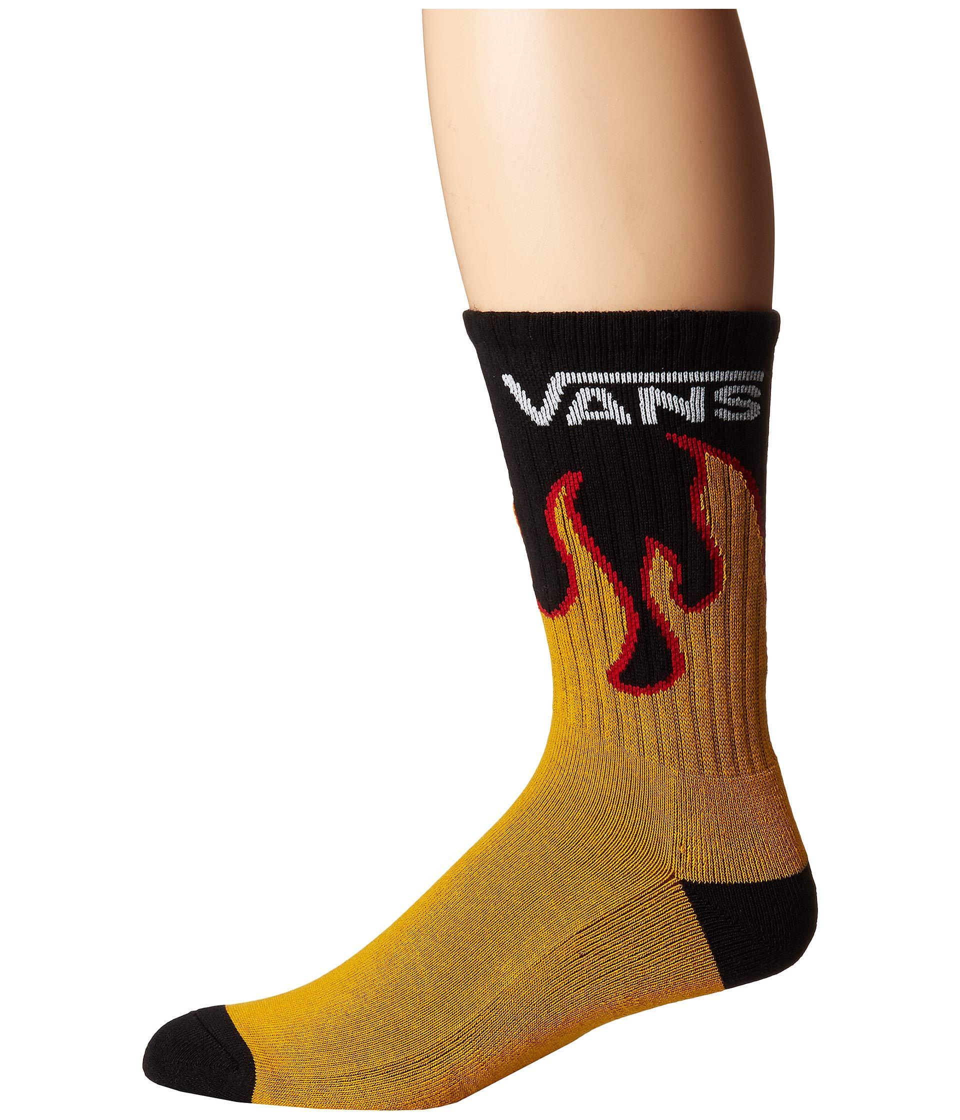 Flames Crew Sock (flame) Men's Crew Cut Socks Shoes Flames Crew Sock (flame) Men's Crew Cut Socks Shoes
