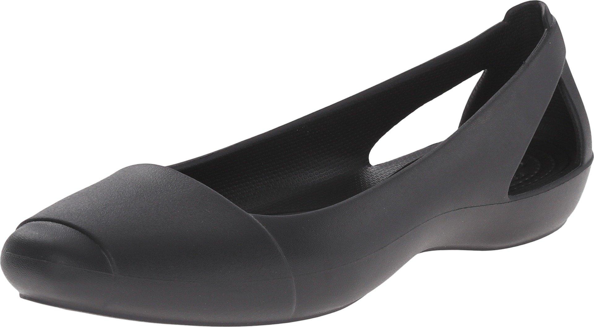 Crocs™ Sienna Flat in Black | Lyst