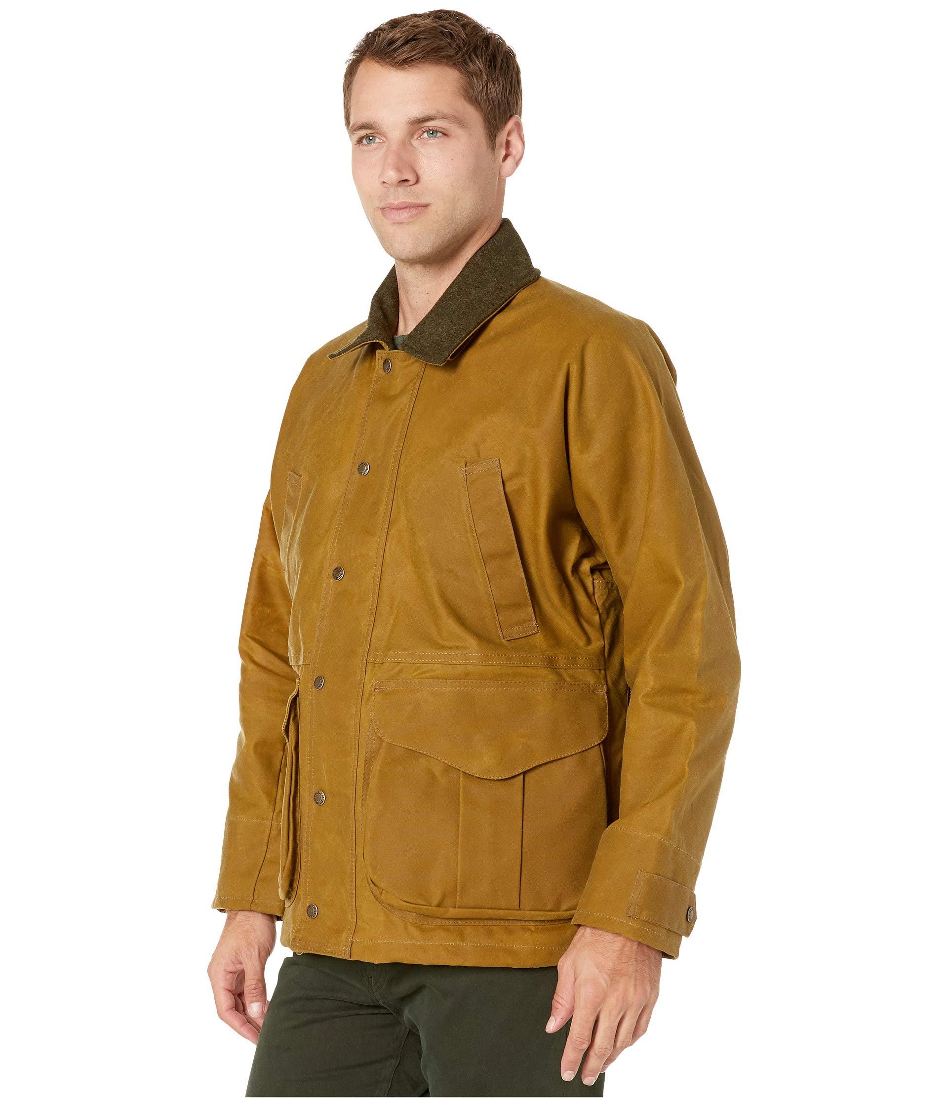 Filson Wool Tin Cloth Field Jacket in Tan (Brown) for Men - Lyst