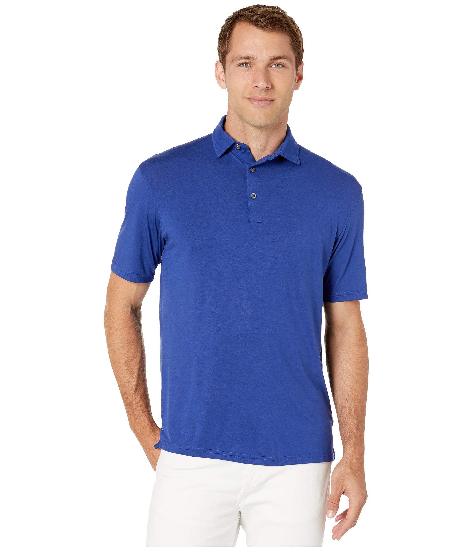 tasc Performance Synthetic Microair Element Polo in Blue for Men - Lyst