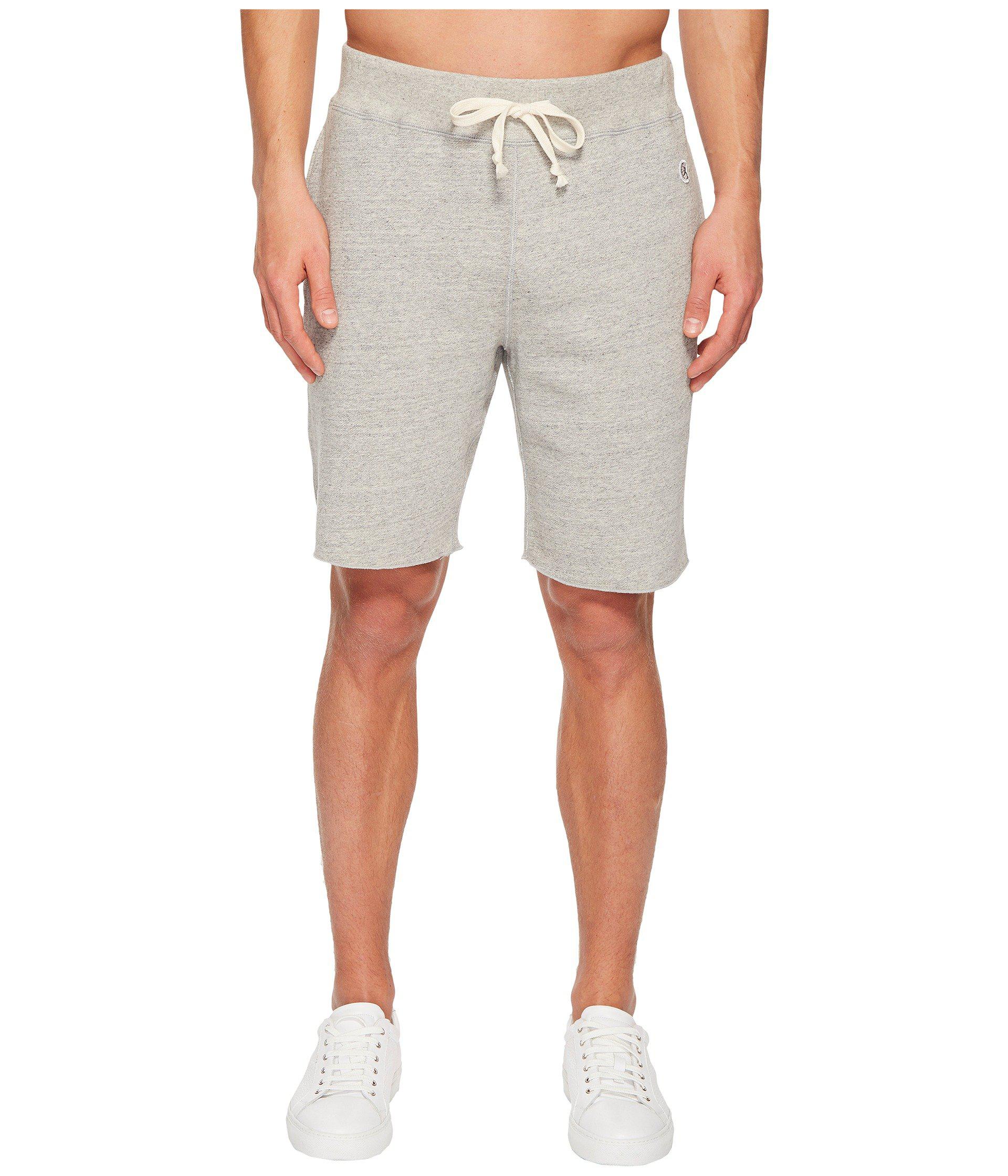 men grey sweat shorts