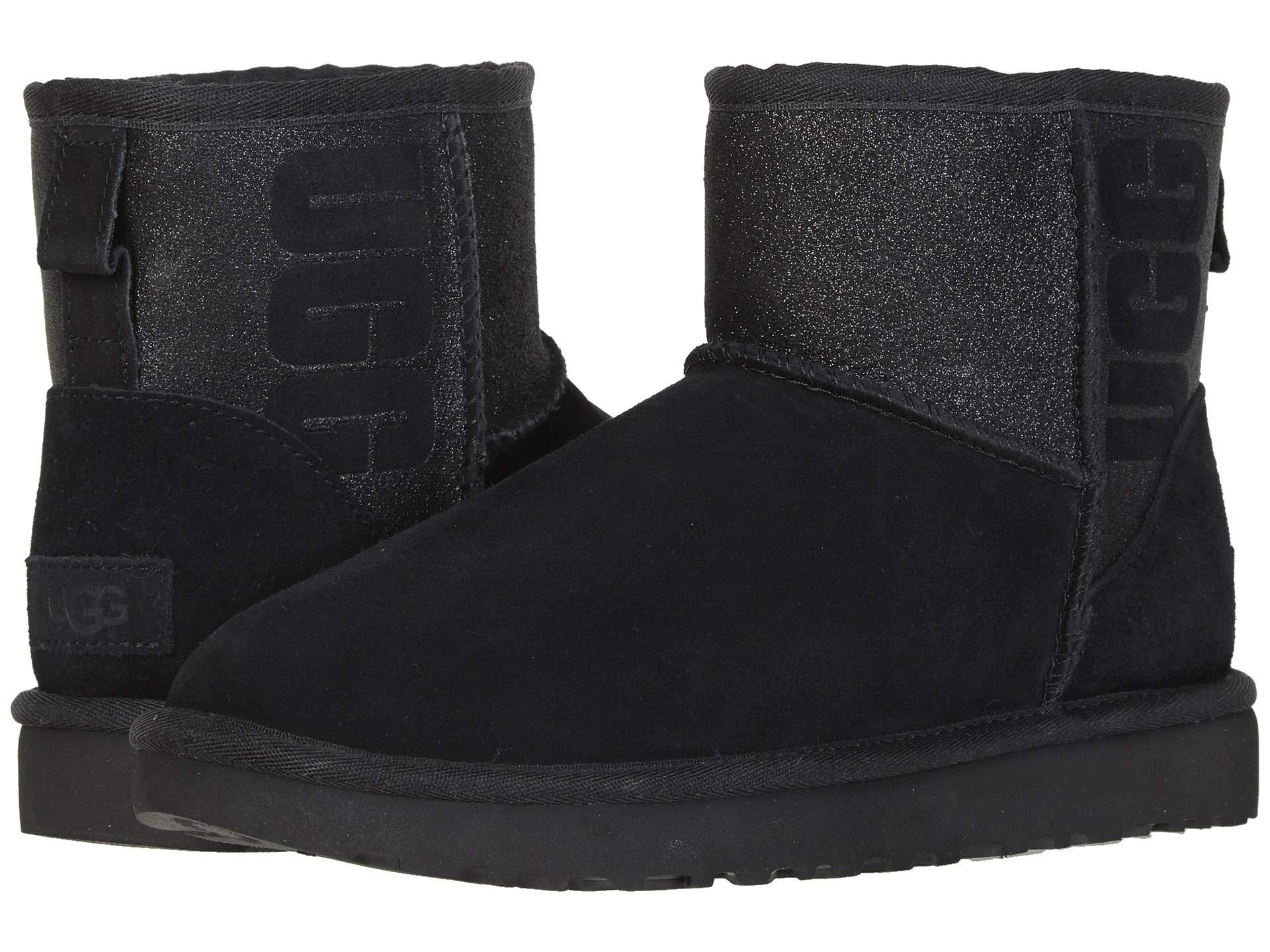 short black sparkle uggs