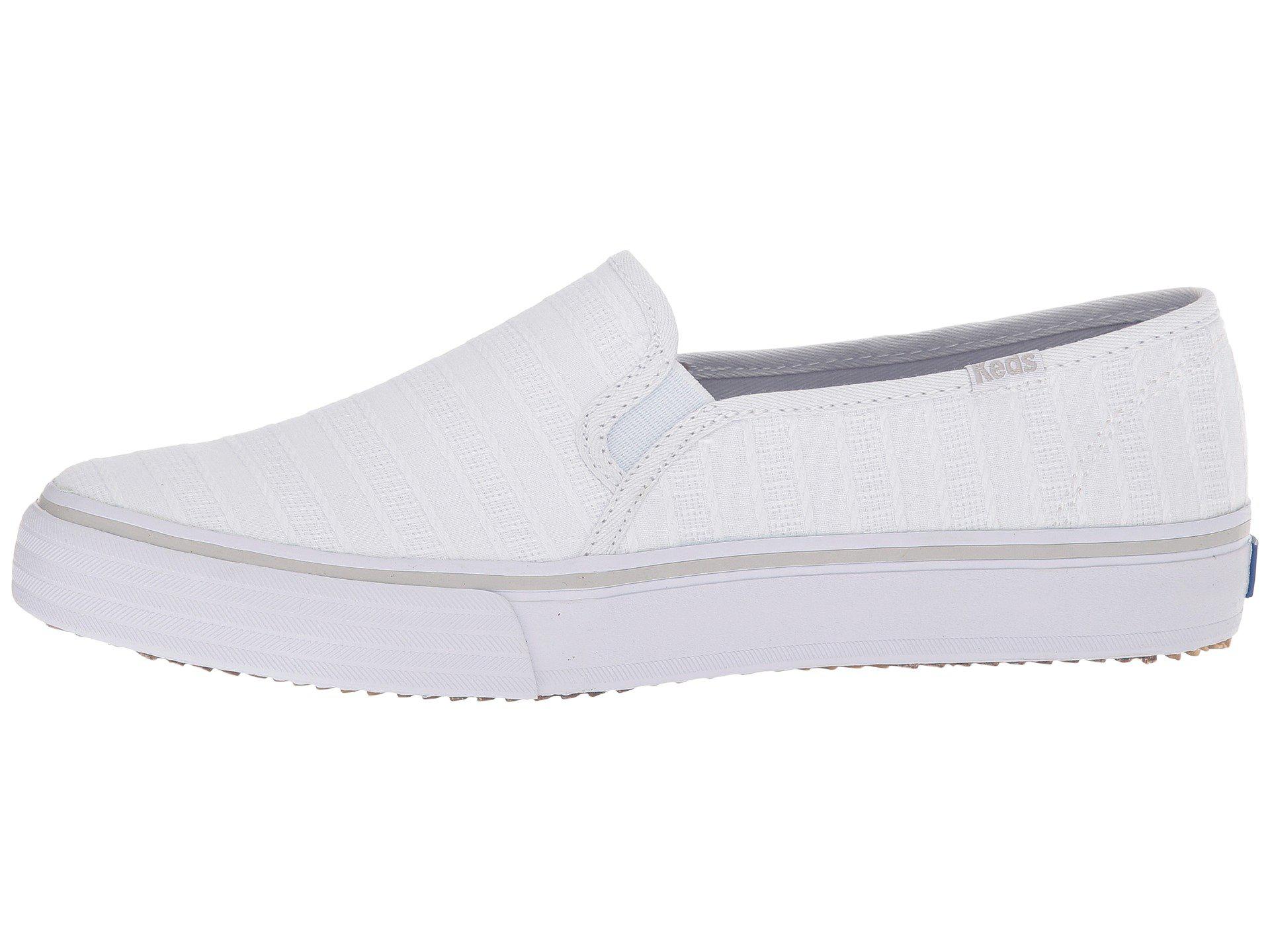 keds double decker white