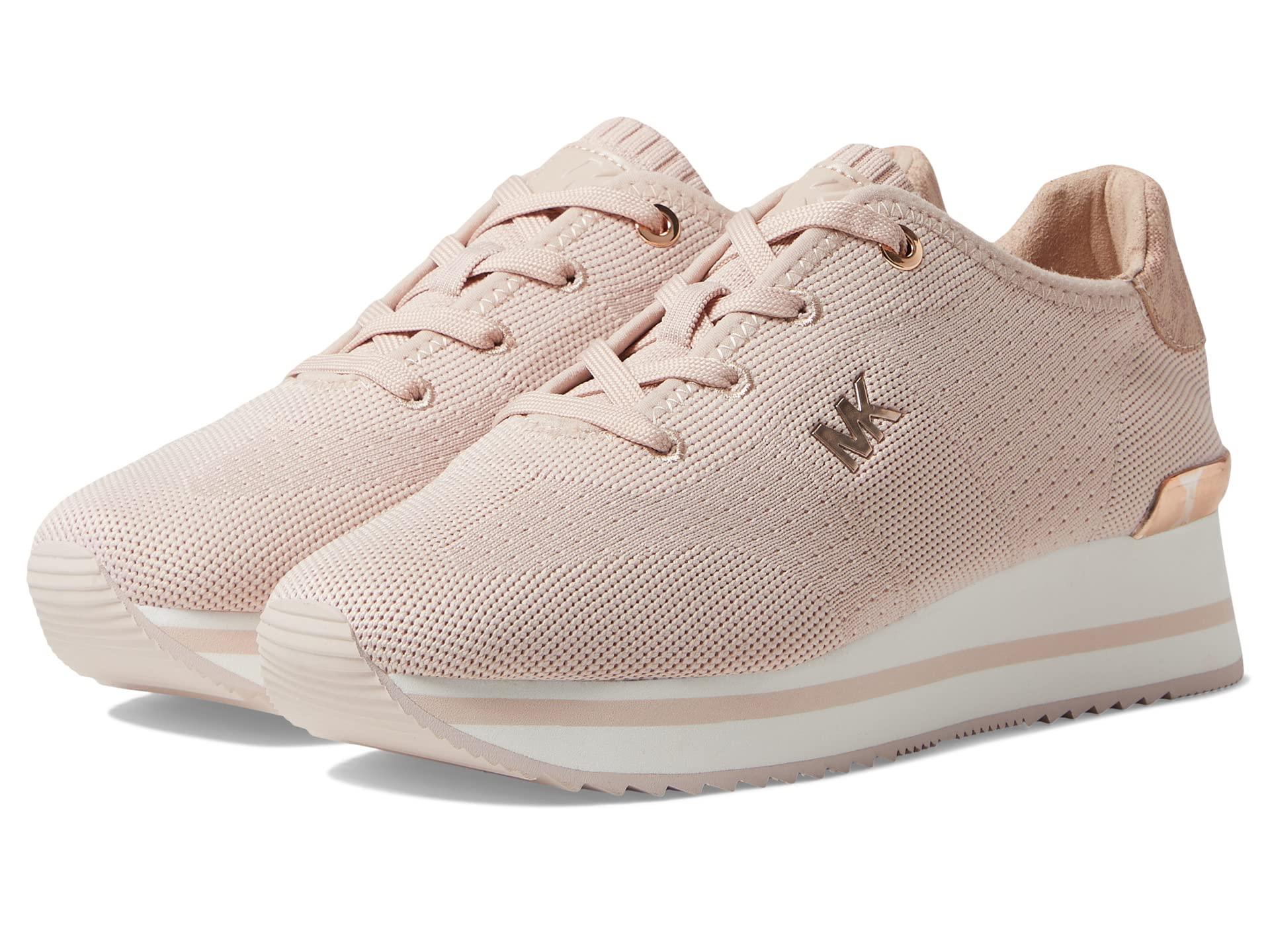 MICHAEL Michael Kors Monique Knit Trainer in Pink Lyst