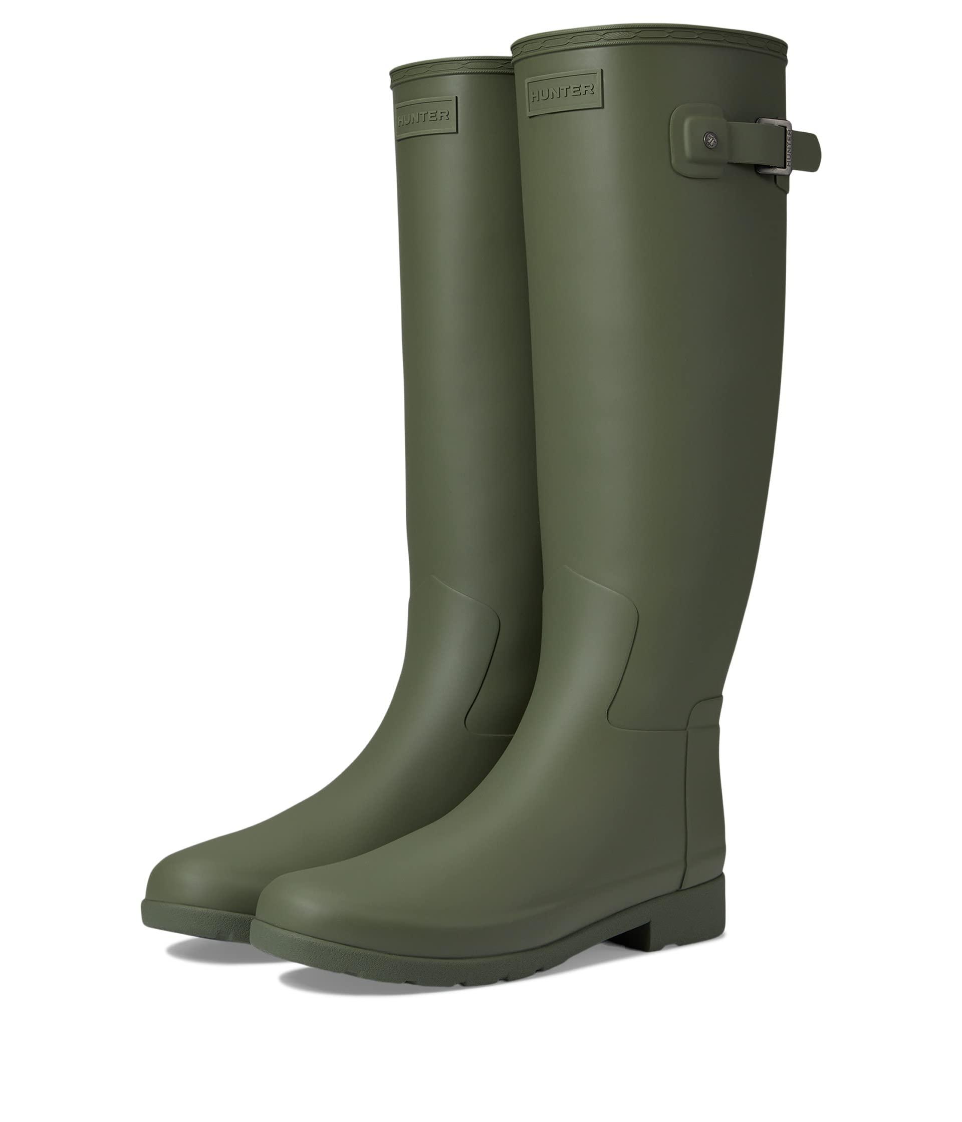 HUNTER Original Refined Rain Boots in Green | Lyst