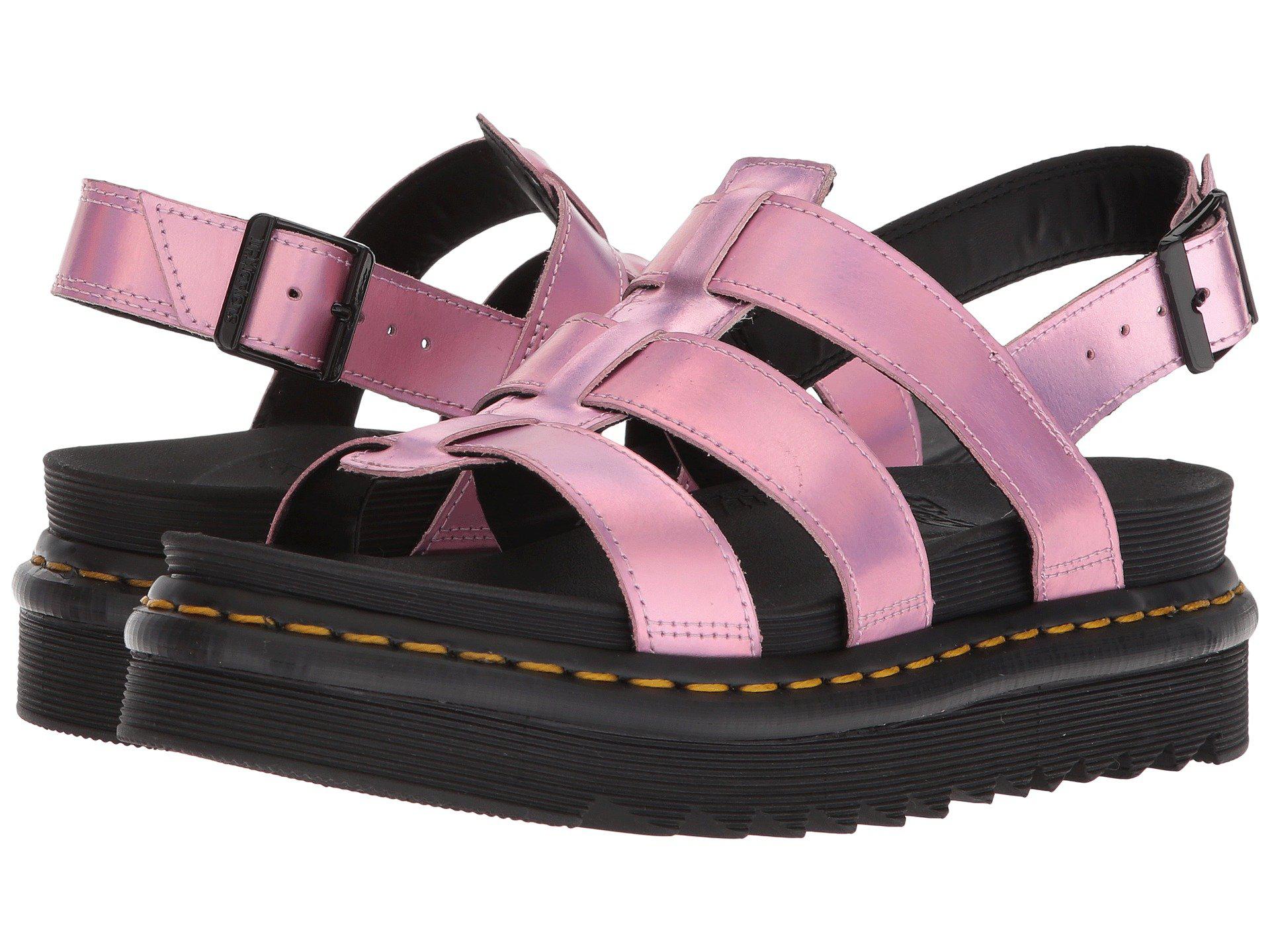 dr martens iced metallic pink