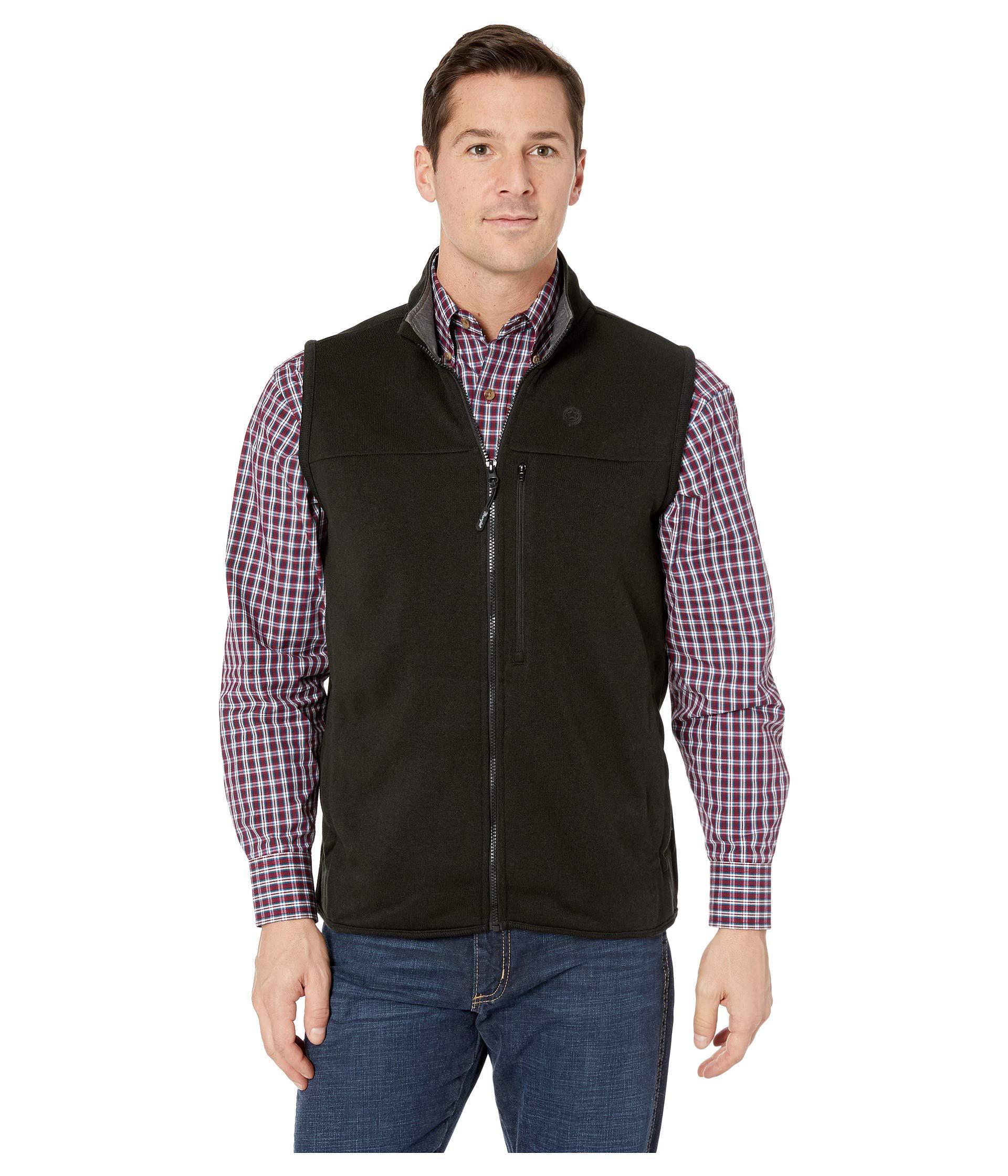 Wrangler Synthetic George Strait Knit Vest (black) Men's Clothing for Men -  Lyst