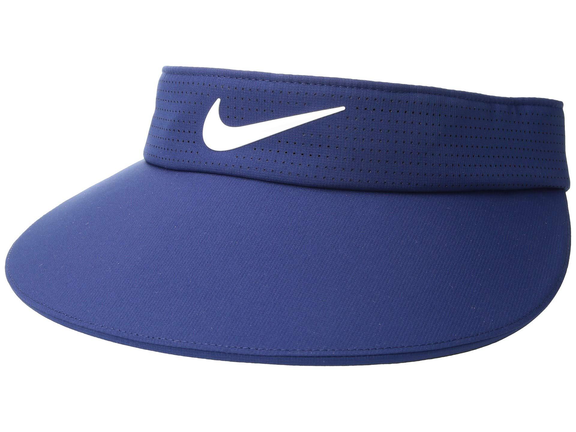 nike blue visor