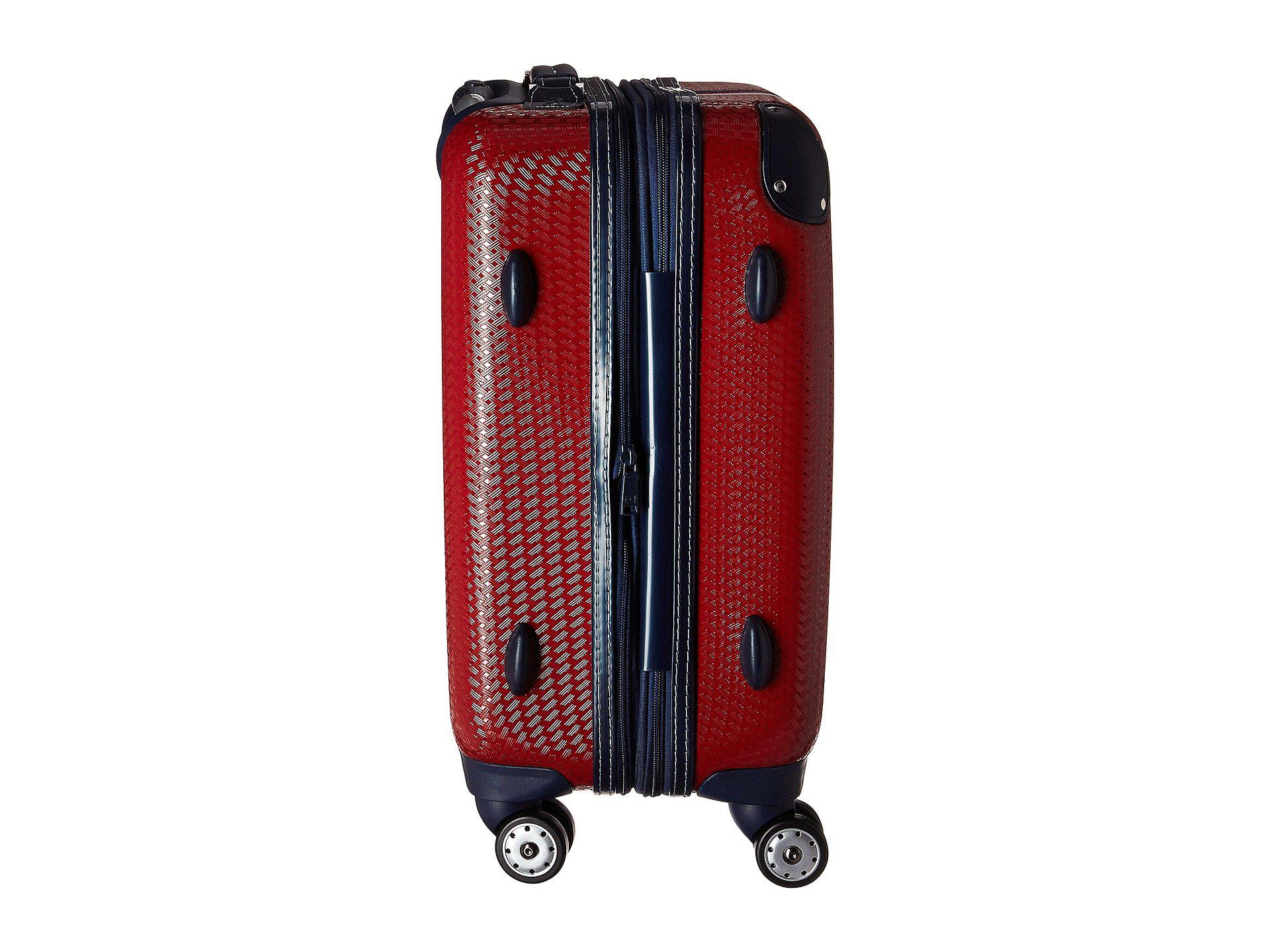 tommy hilfiger basketweave luggage