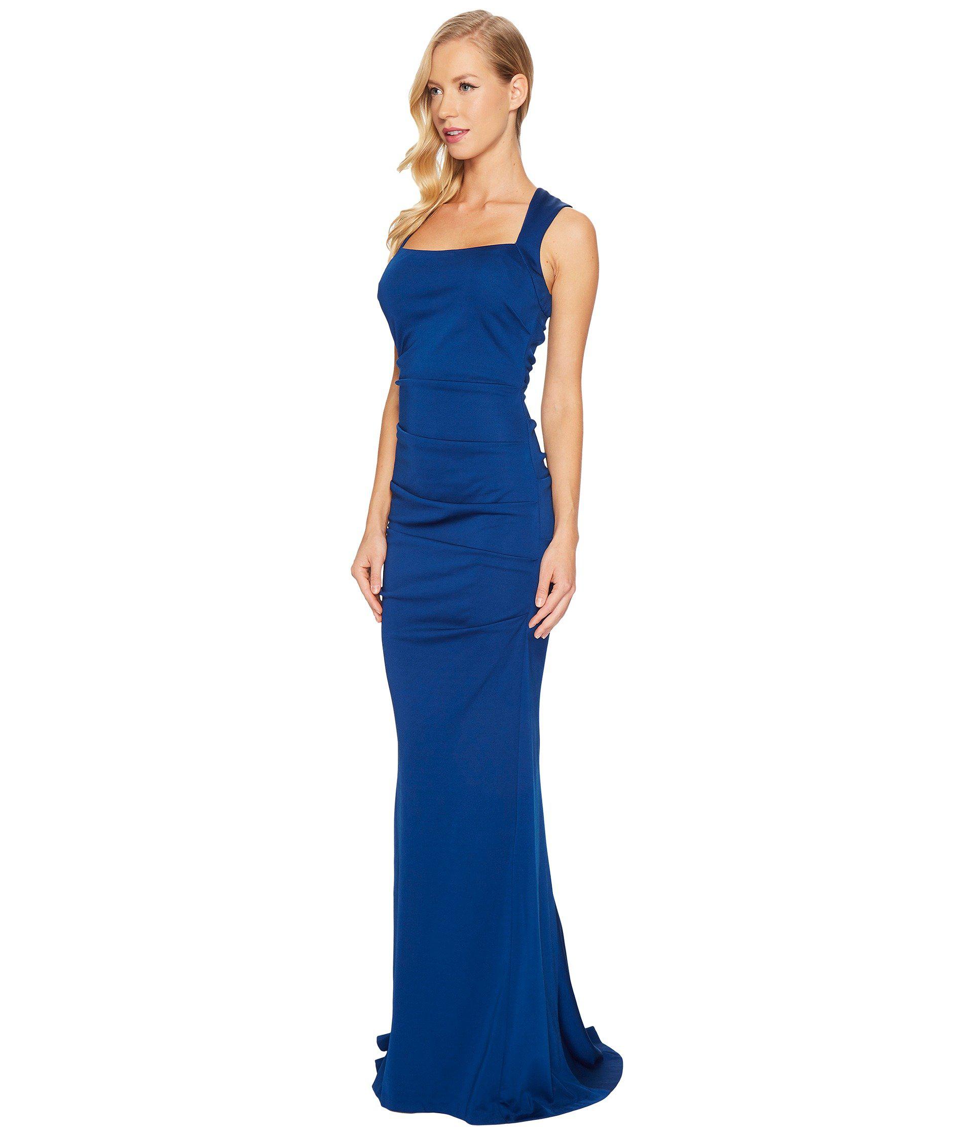 Sleeveless Ruched Lola Jersey Gown 