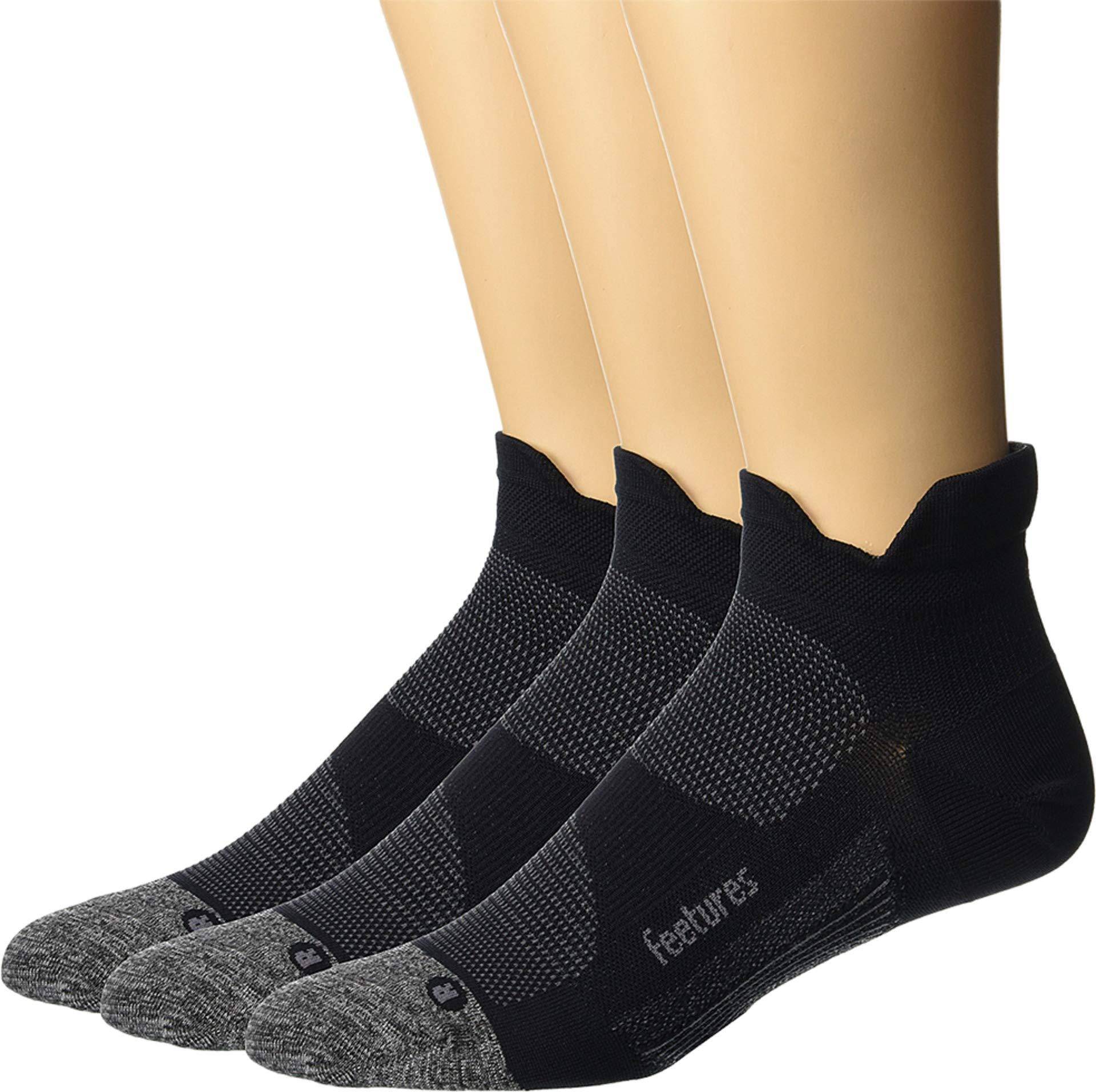 Feetures! Elite Ultra Light No Show Tab 3-pair Pack in Black - Lyst