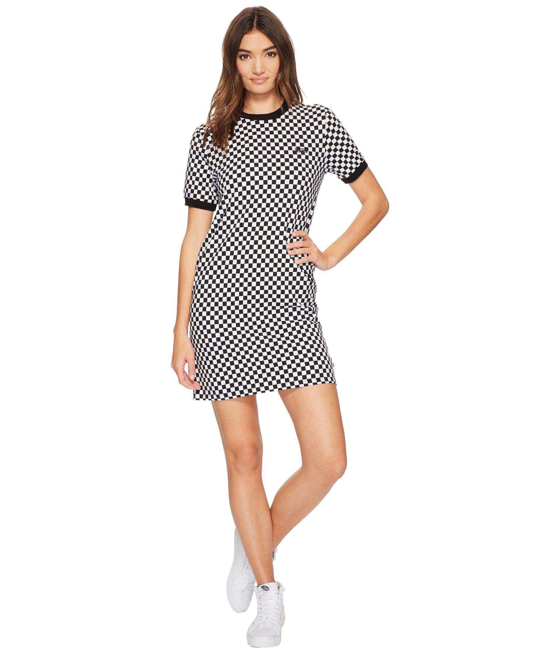 Checkerboard Vans Dress La France, SAVE 41% - raptorunderlayment.com