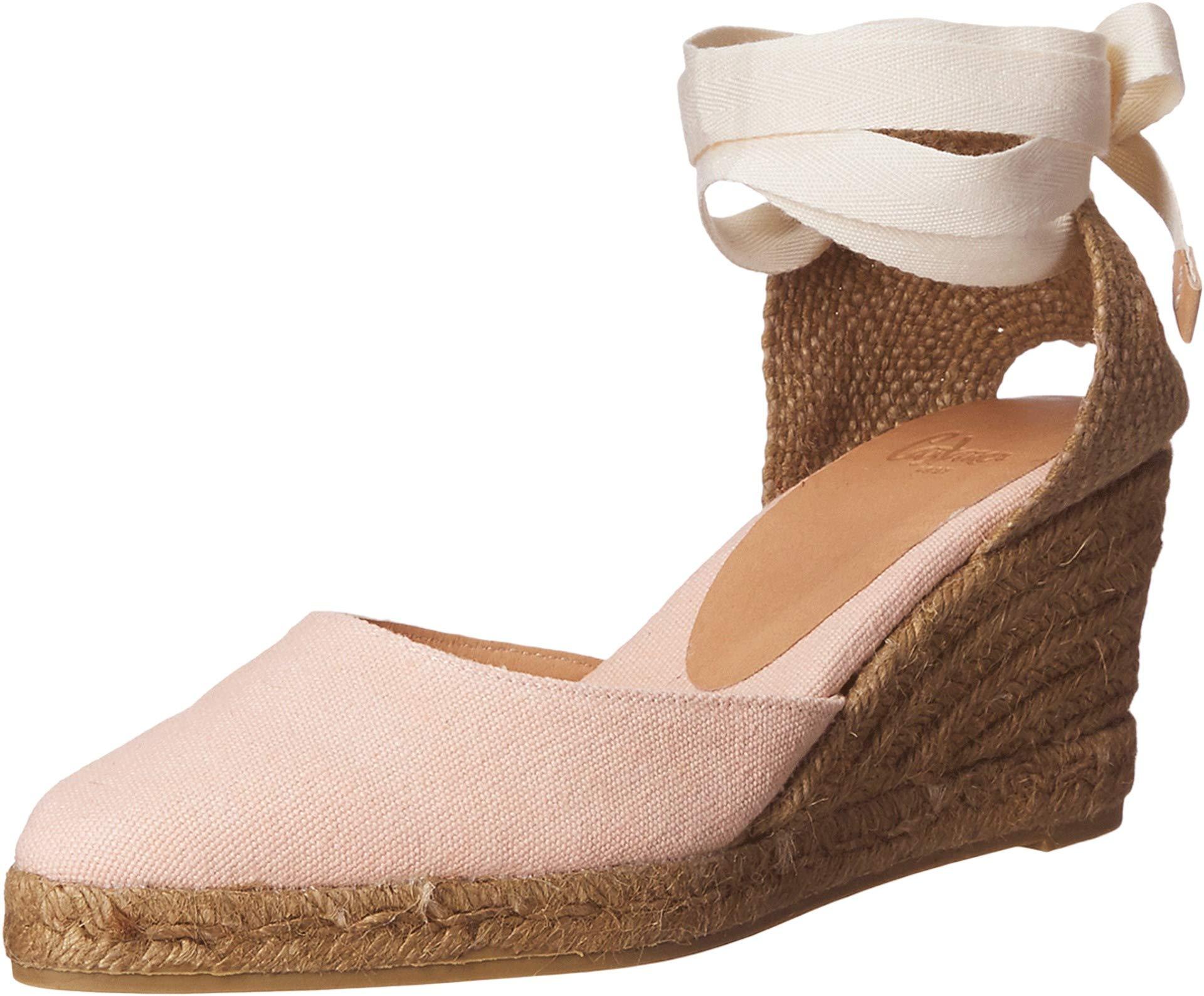 Castaner Canvas Joyce 60 Wedge Espadrille in Beige (Natural) - Lyst