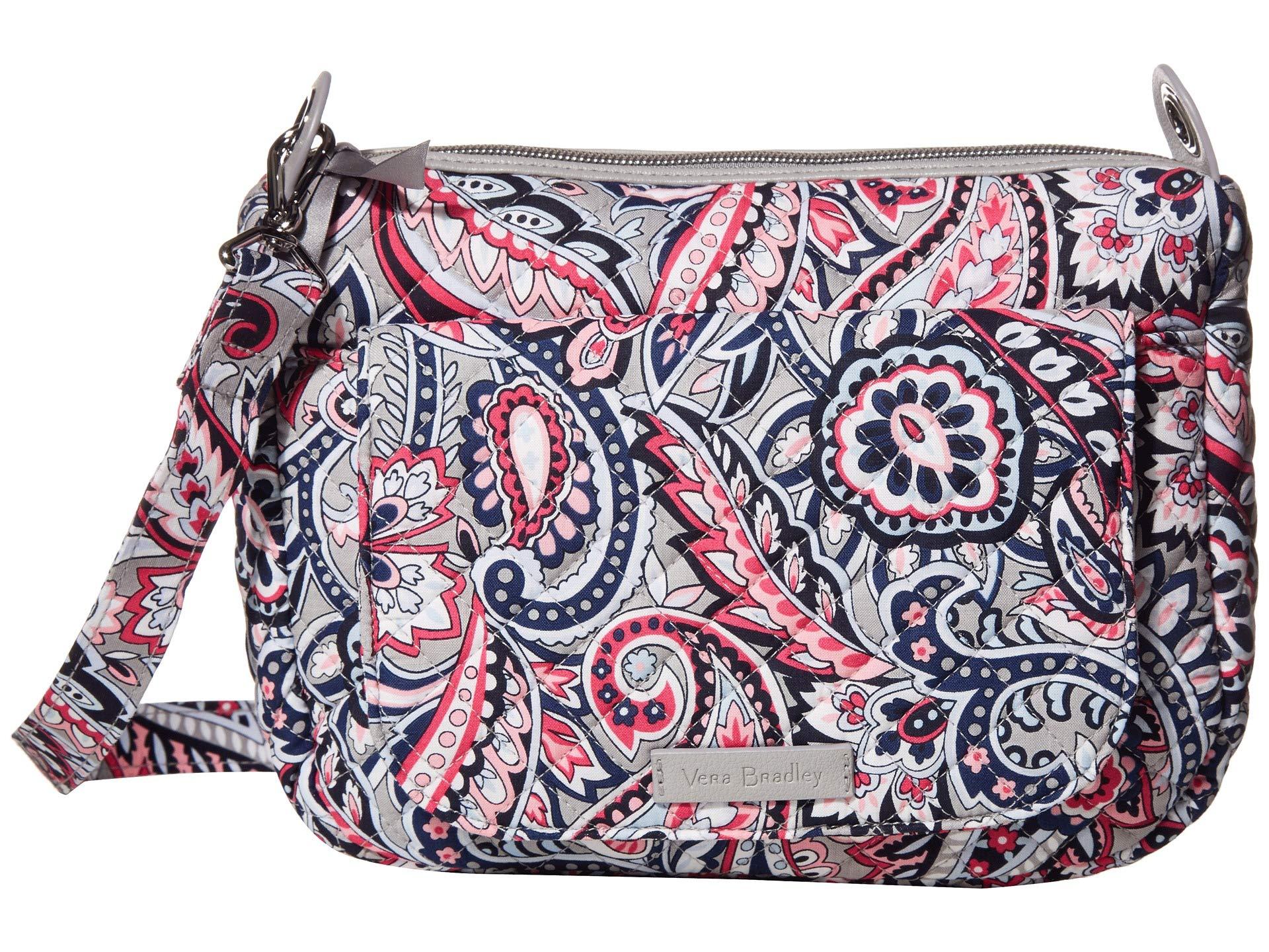Vera Bradley Cotton Carson Mini Shoulder Bag in Gray Lyst
