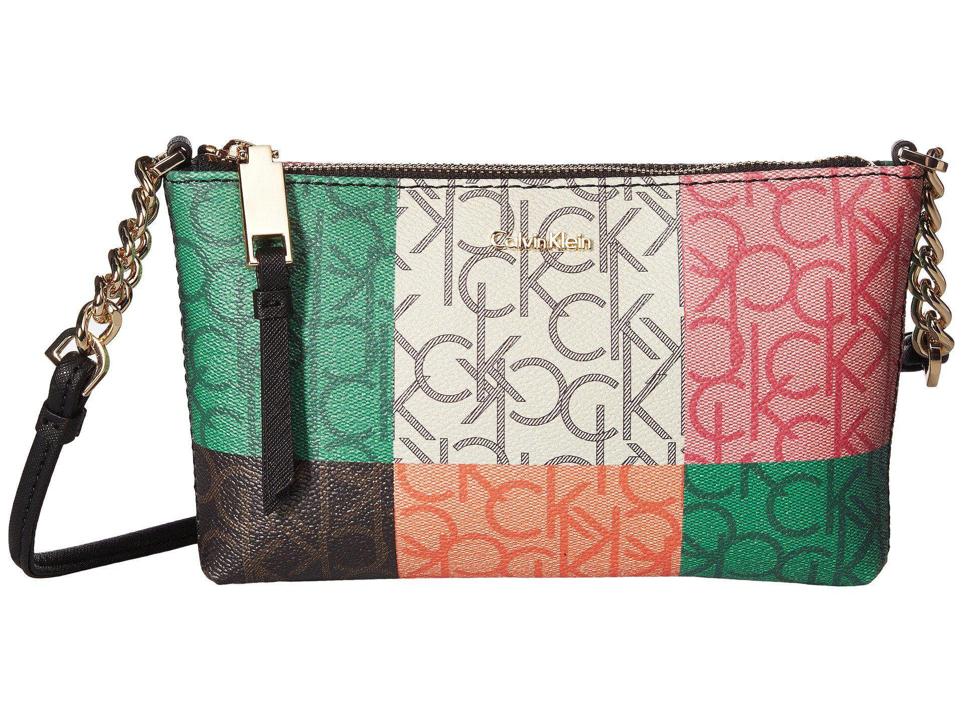 calvin klein hayden monogram crossbody