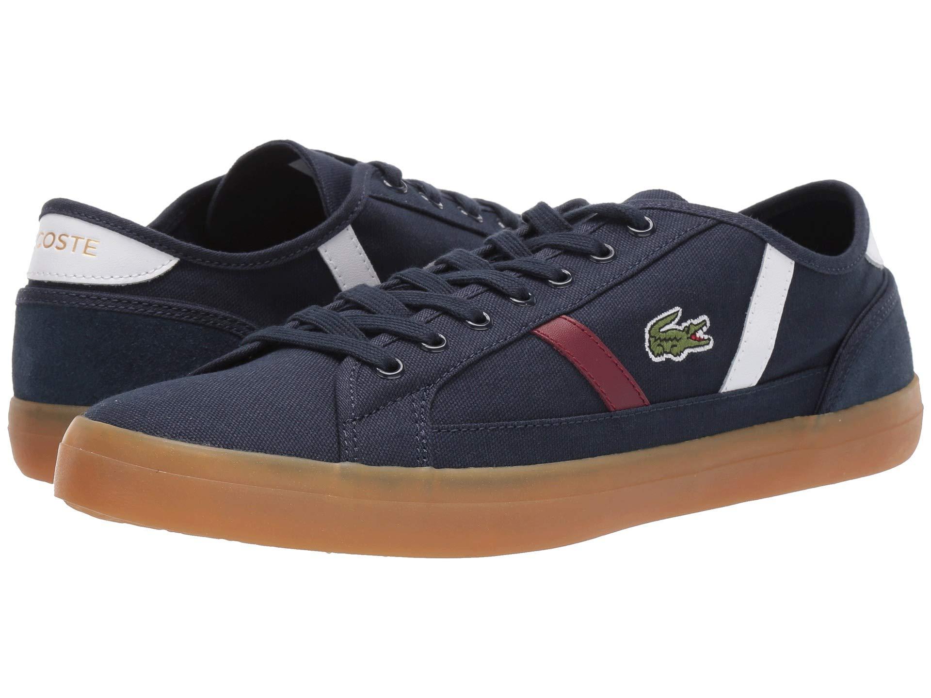 Lacoste Canvas Sideline 319 1 in Navy (Blue) for Men - Lyst
