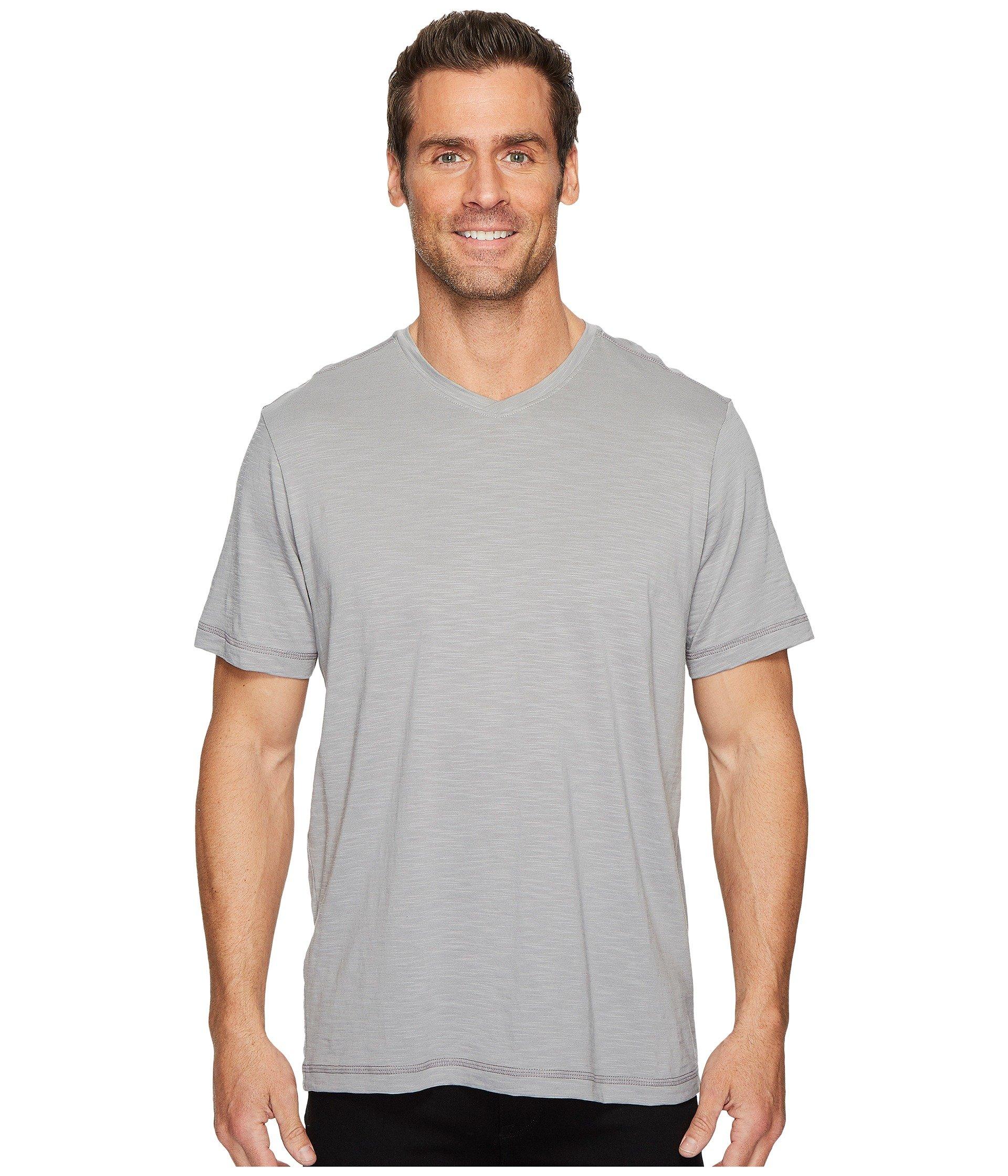 Tommy Bahama Cotton Portside Palms V-neck T-shirt in White (Gray) for ...