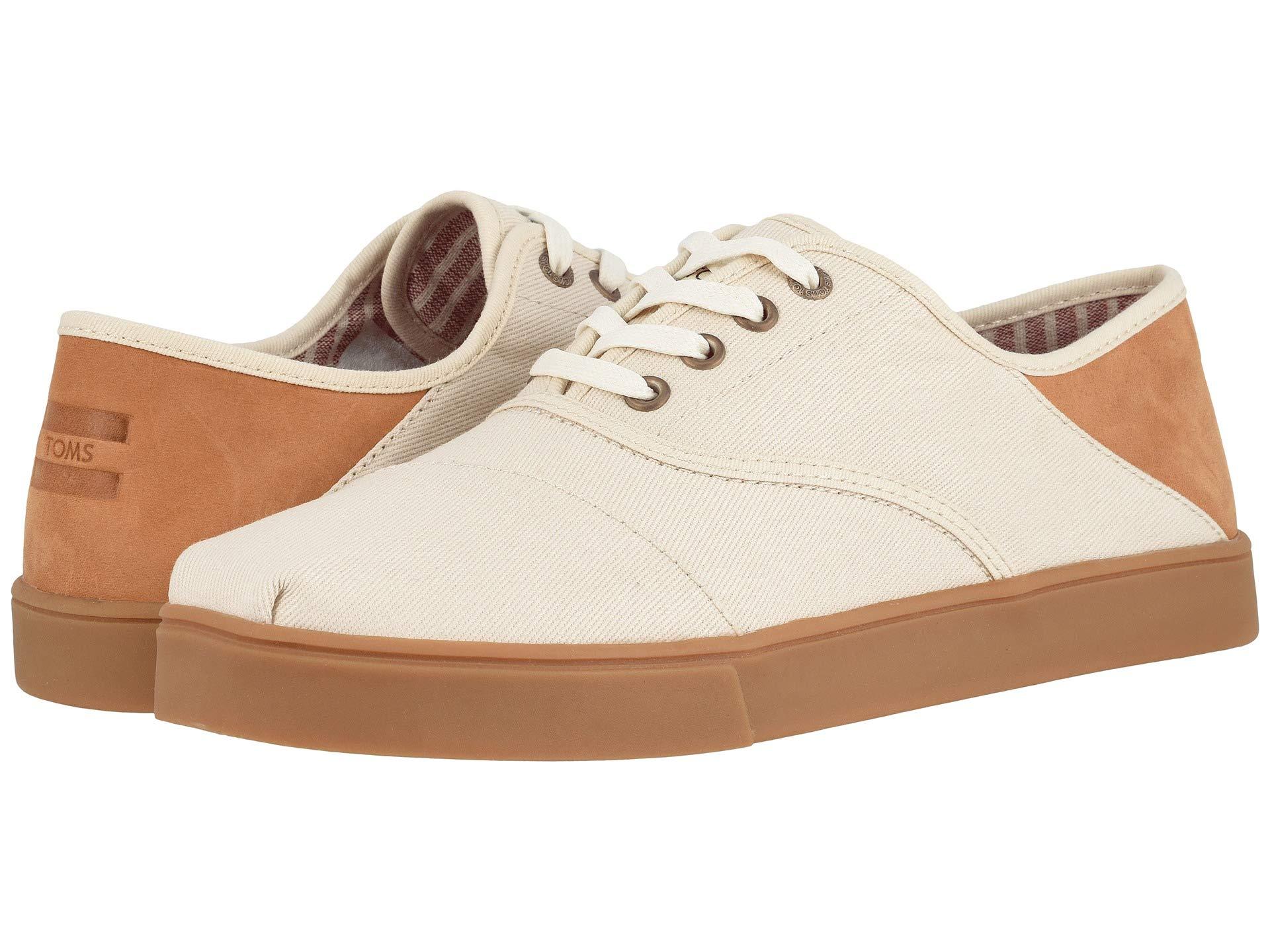 TOMS White Textured Convertible Cordones Men's Sneakers in Natural for Men  | Lyst