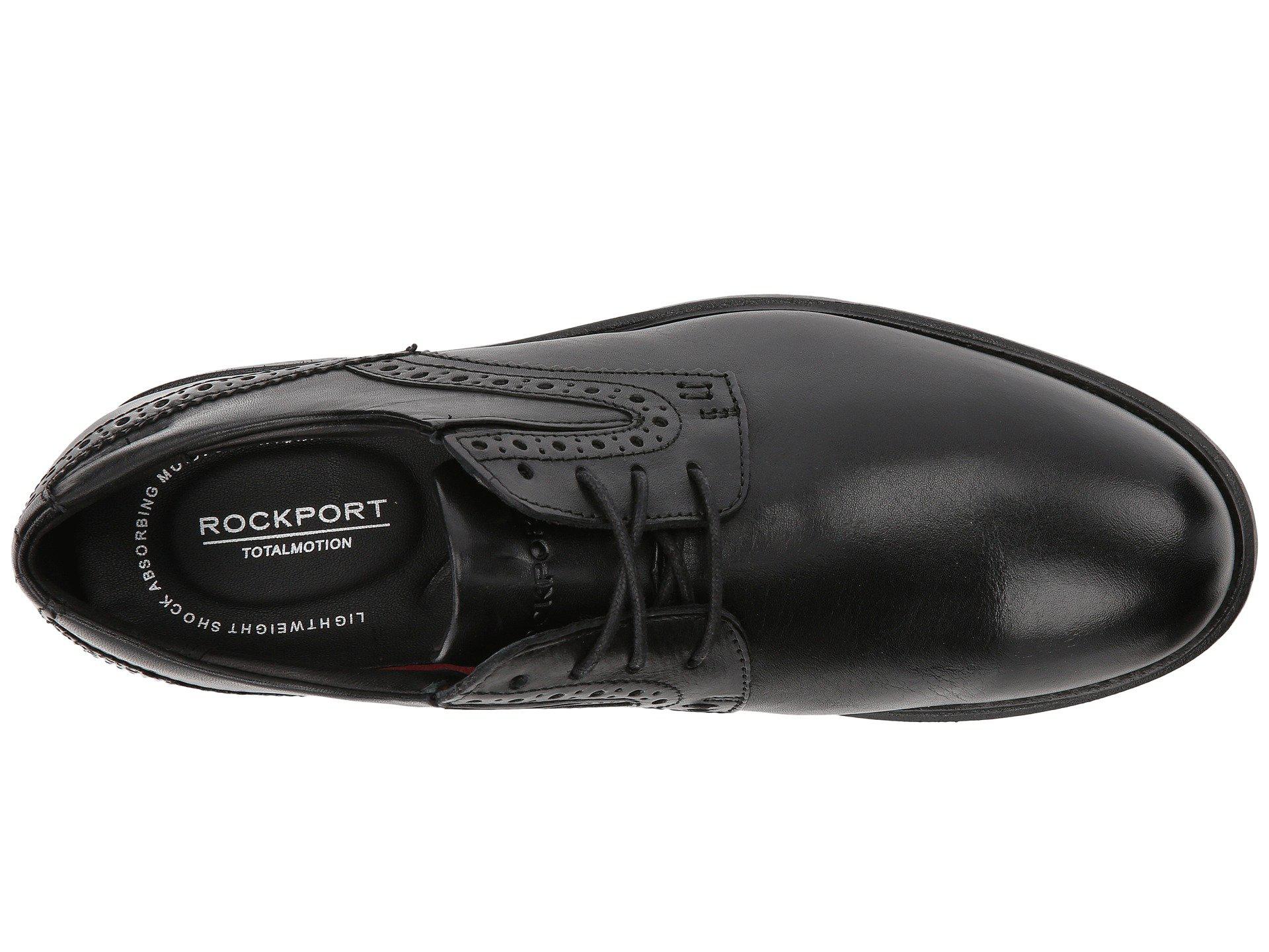 Rockport Leather Total Motion Classic Dress Plain Toe (black) Shoes for Men Lyst