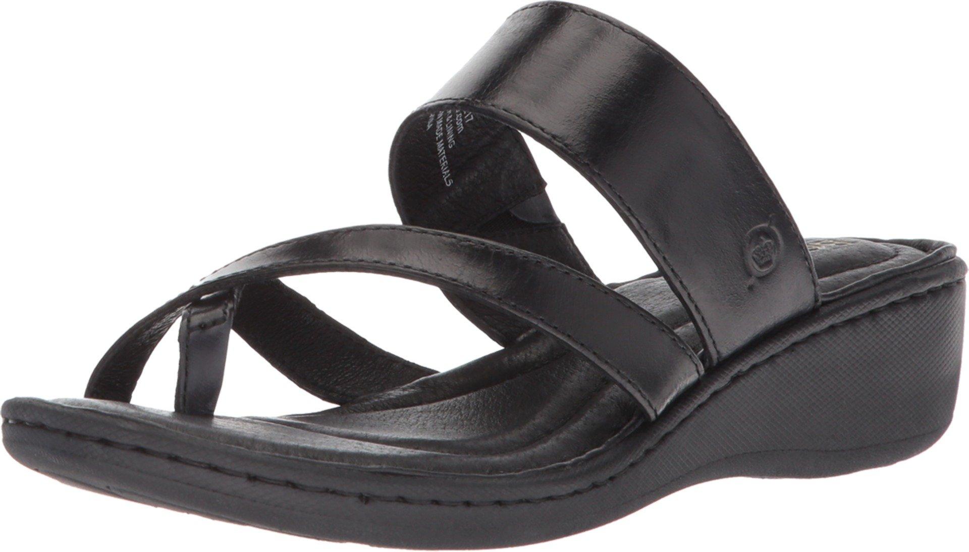 born siene wedge sandal black